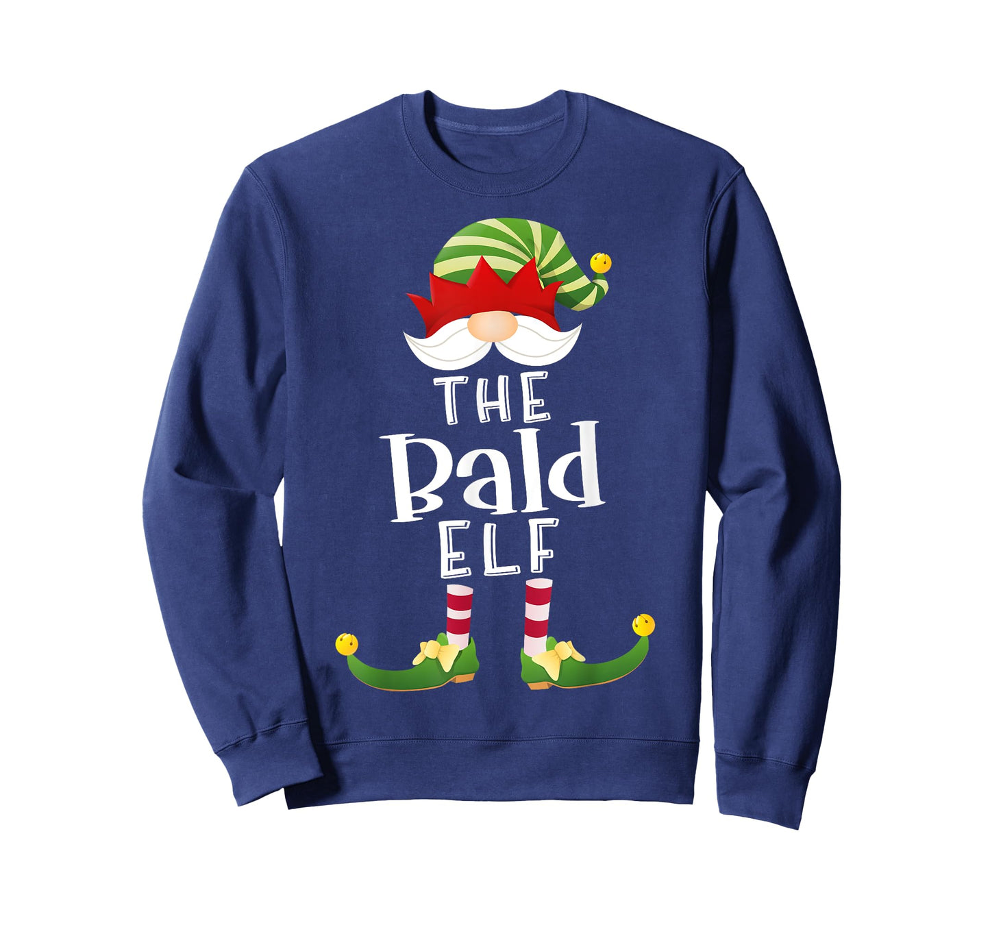 Bald Elf Group Christmas Funny Pajama Party T-Shirt