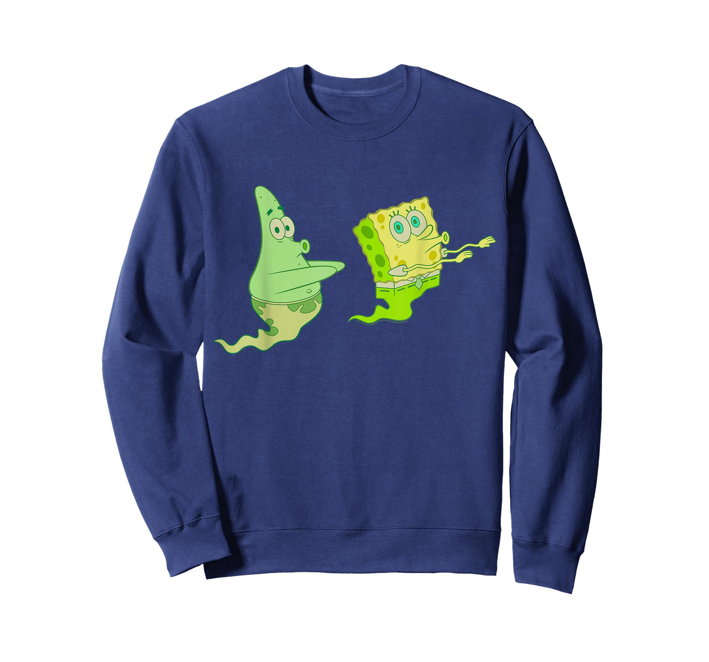 SpongeBob SquarePants Halloween Patrick Star Green Ghost T-Shirt