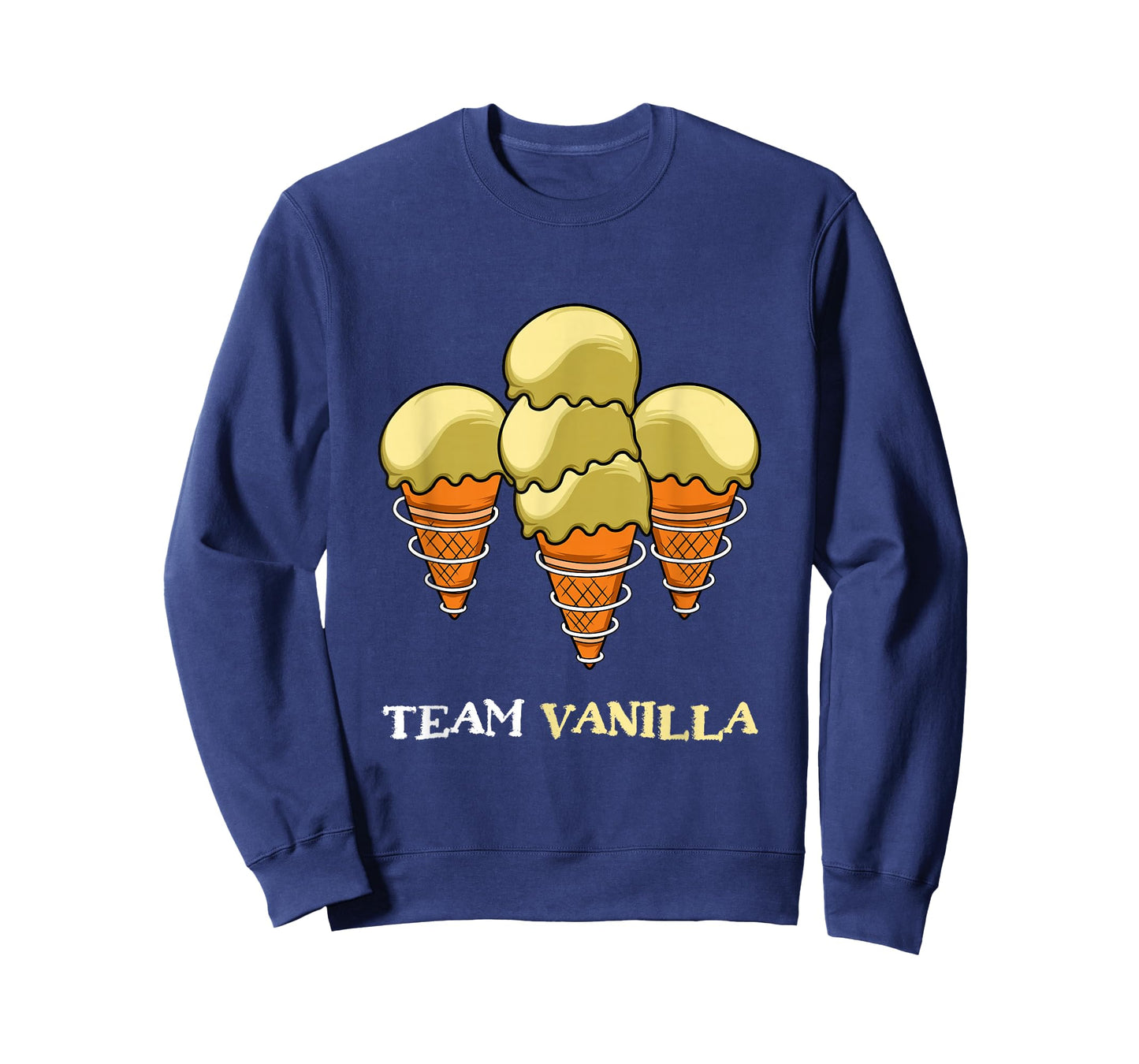 Team Vanilla Ice Cream Lovers. T-Shirt