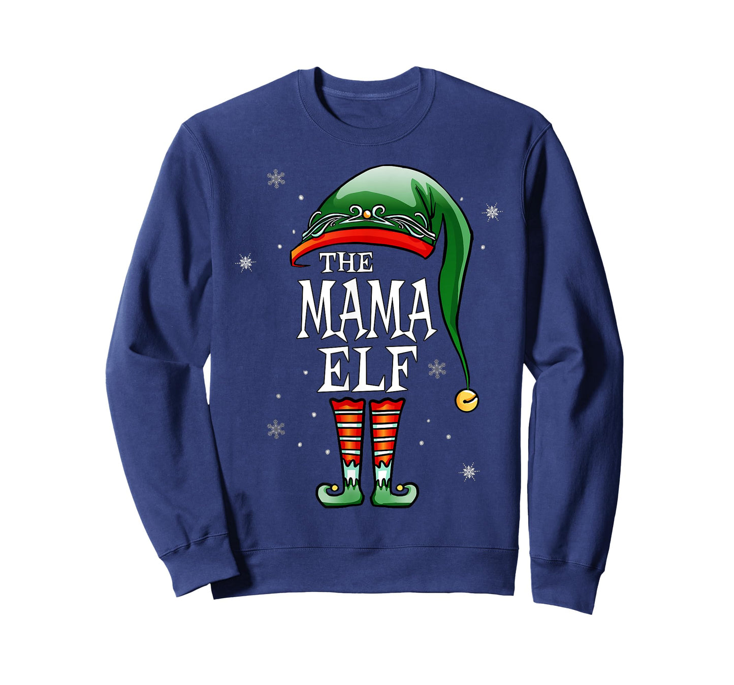 Matching Family Funny The Mama Elf Christmas T-Shirt