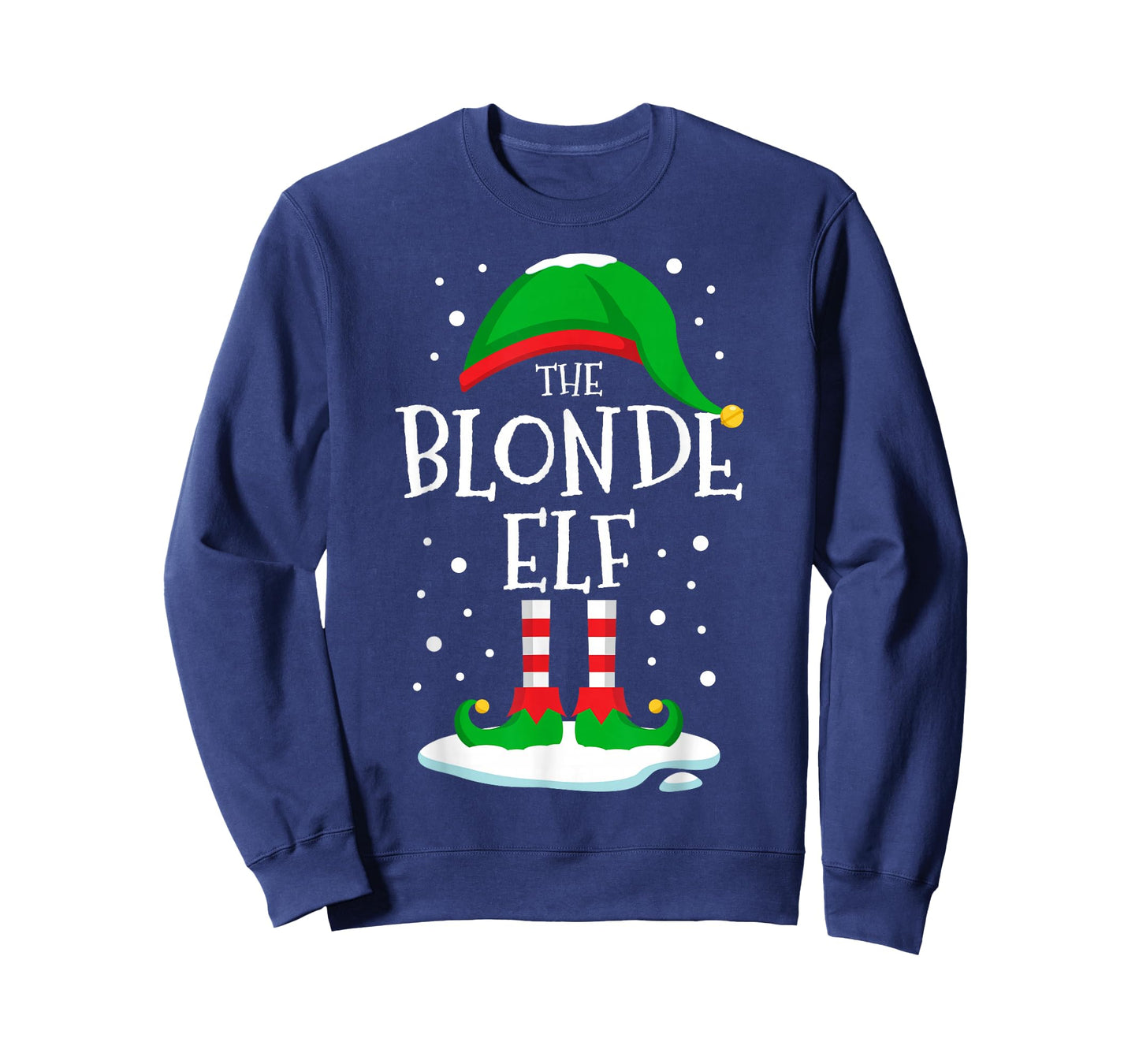 The Blonde Elf Christmas Family Matching Xmas Group Funny T-Shirt