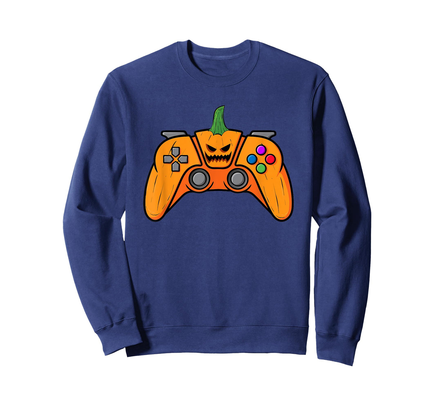 Halloween Video Game Controller With Pumpkin Face Gaming T-Shirt