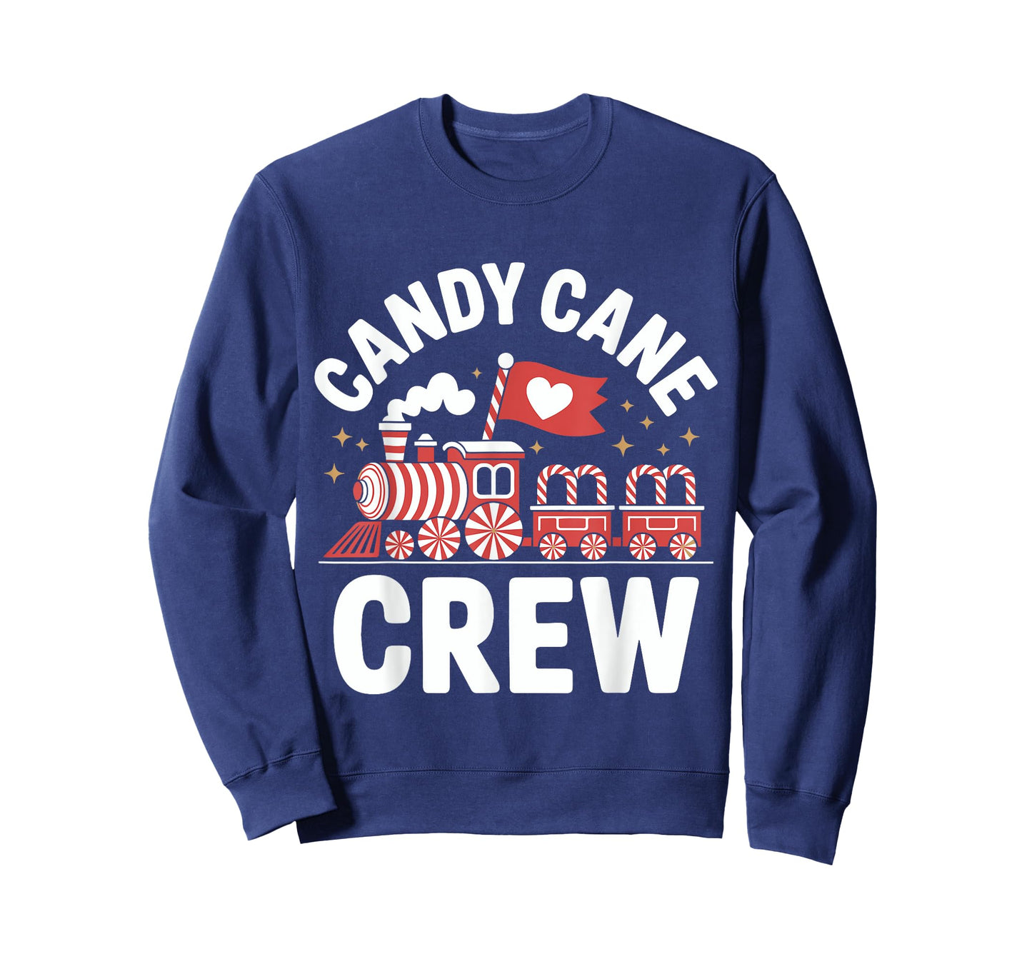 Candy Cane Crew Peppermint Train Men Women Kids Family T-Shirt