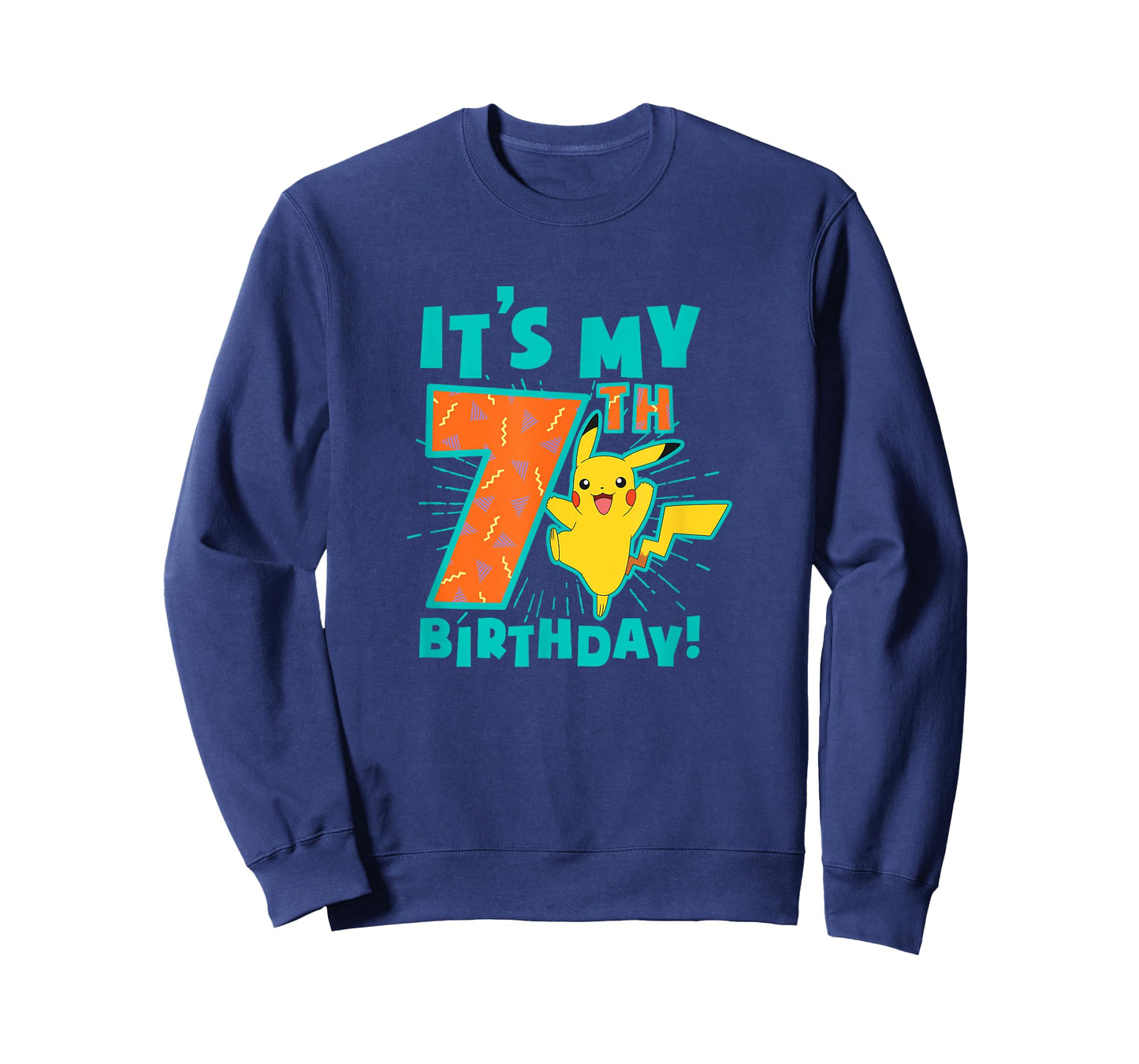 Pokémon Pikachu My 7th Birthday Awesome Celebration T-Shirt
