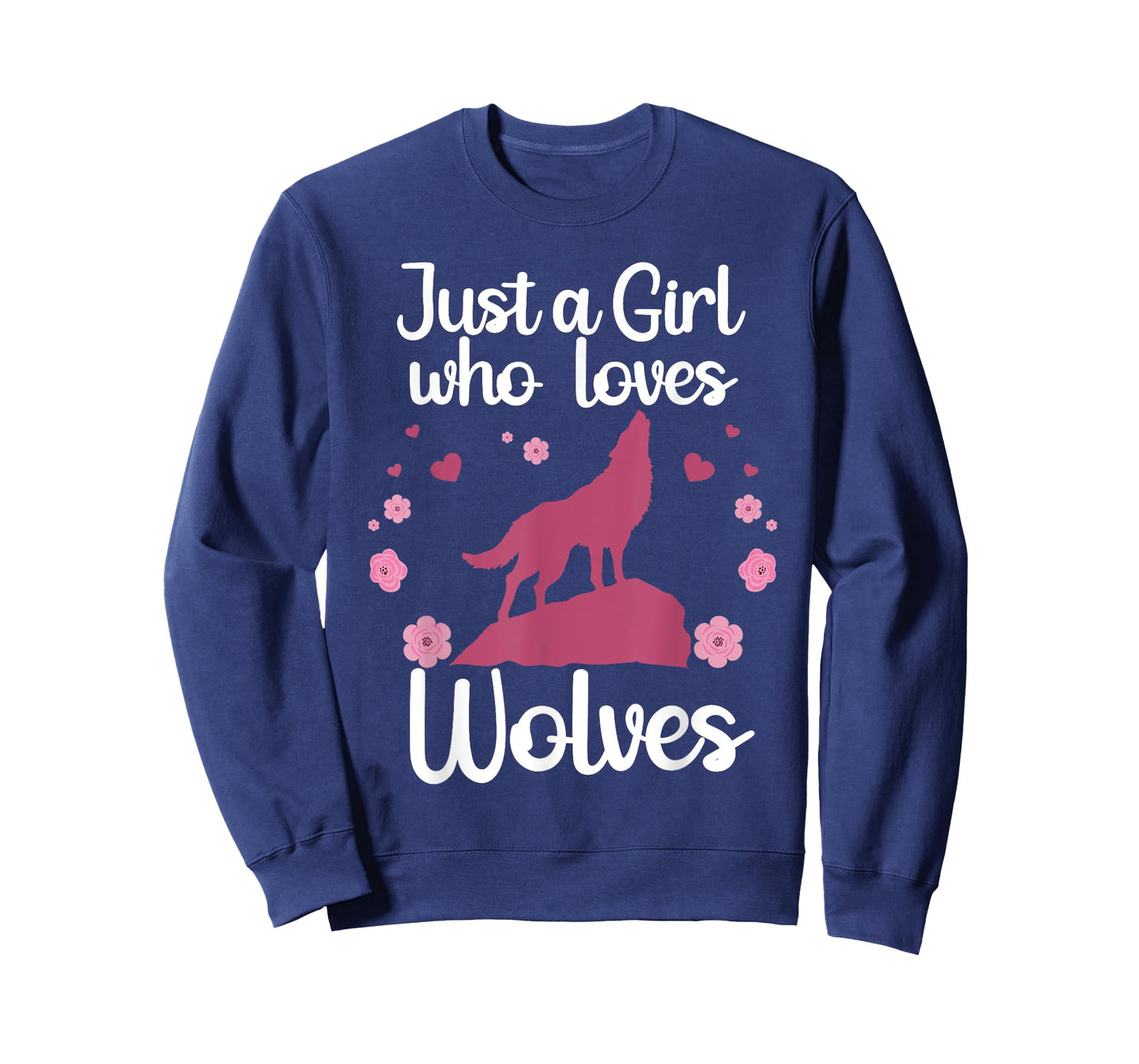 Cute Wolf Art For Women Girls Wof Pack Wolves Wolf Lover T-Shirt