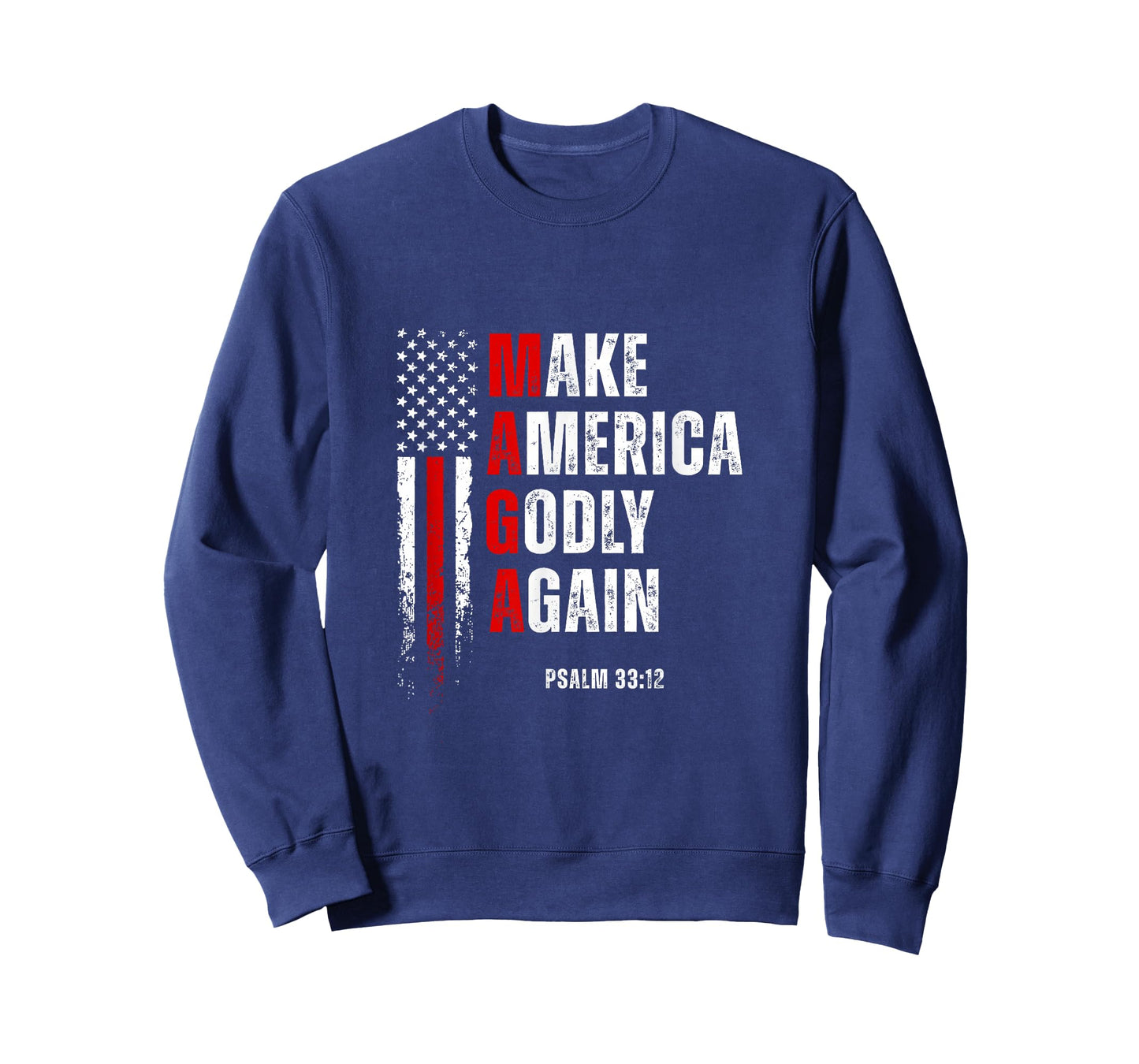 Jesus Make America Godly Again American Patriot Christian T-Shirt