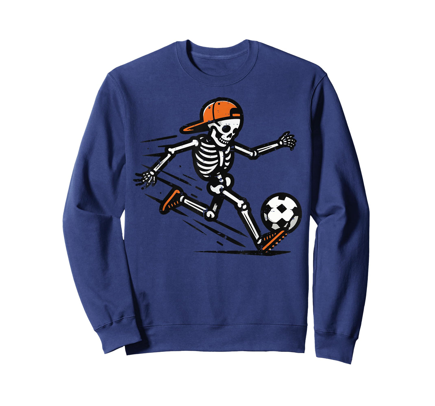Halloween Skeleton Soccer Football Costume Men Boys Kids T-Shirt