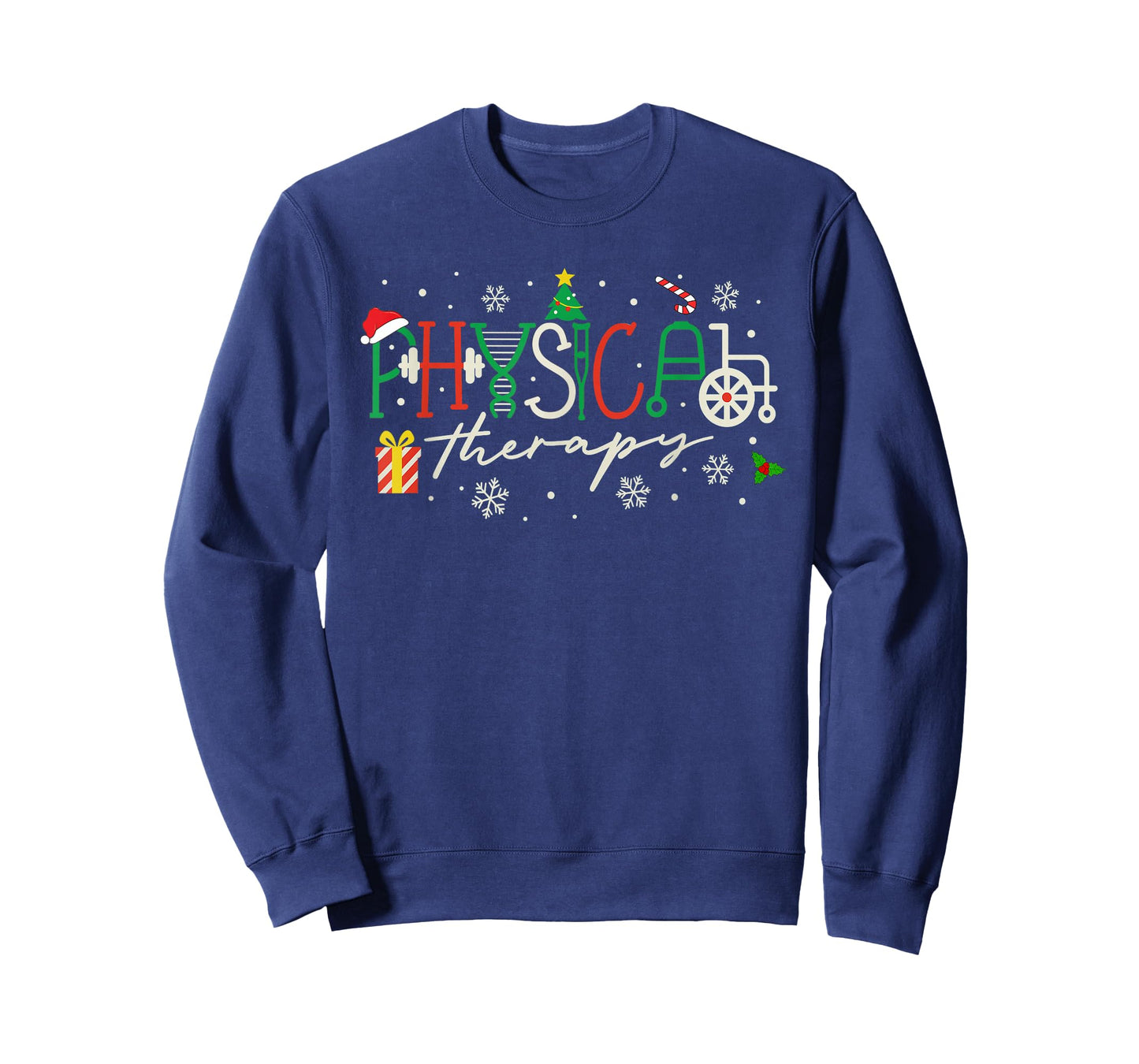Christmas Physical Therapy Xmas Pediatric PT PTA DPT T-Shirt