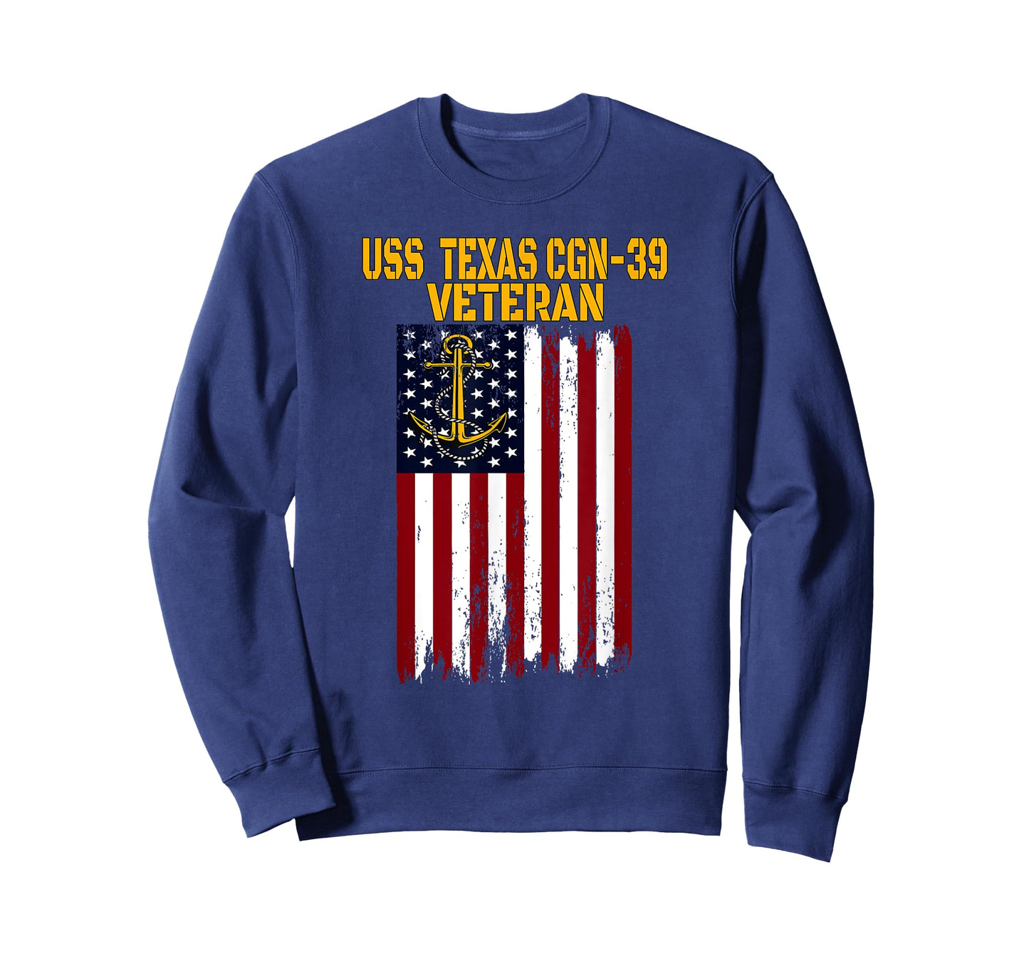 USS Texas CGN-39 Cruiser Veterans Day Father's Day T-Shirt