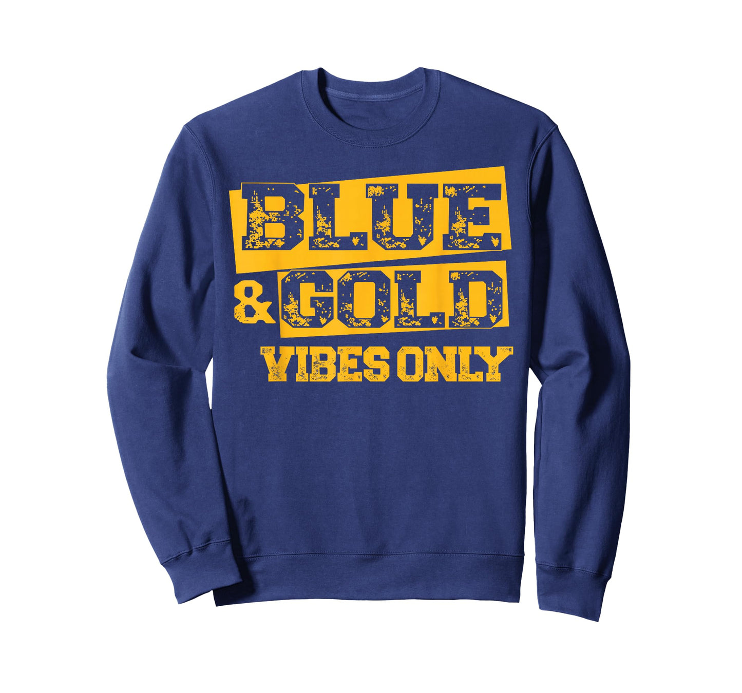 Blue and Gold Game Day Shirt High School Football Group T-Shirt