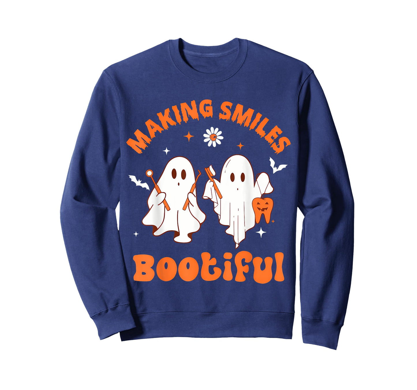 Making Smiles Bootiful Funny Ghost Dentist Halloween Dental T-Shirt