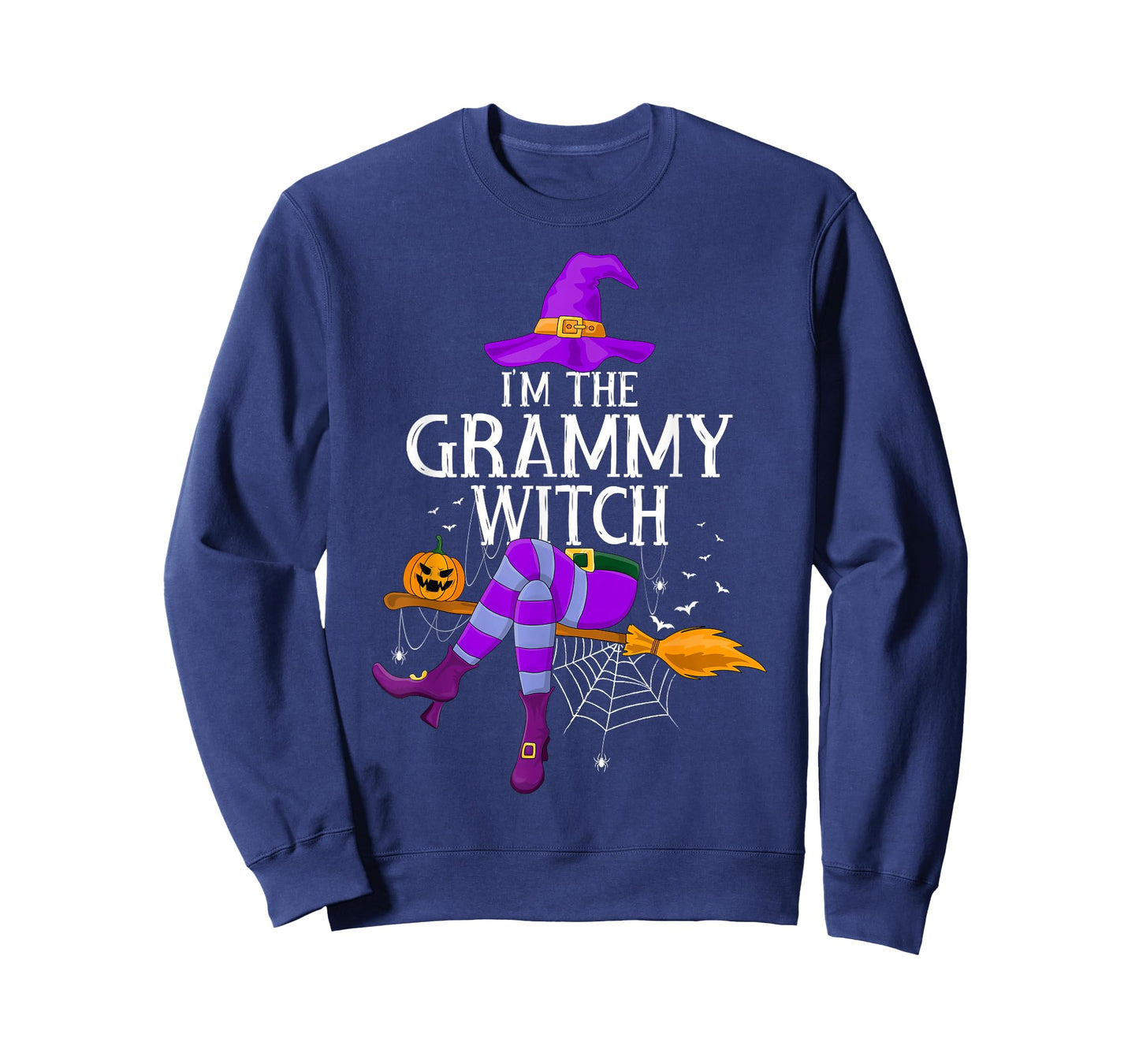 Matching Family Costume I'm The Grammy Witch Halloween Women T-Shirt