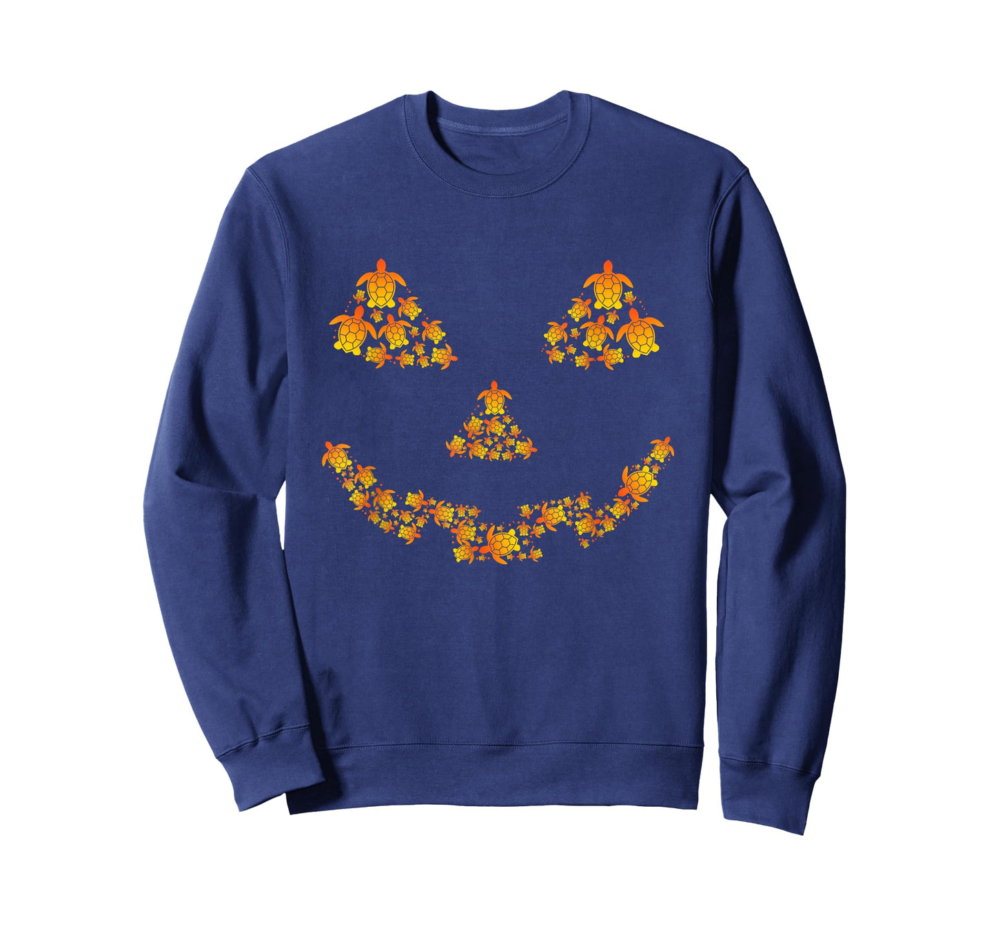 Cute Pumpkin Jack O Lantern Turtle Sea Halloween Costume T-Shirt