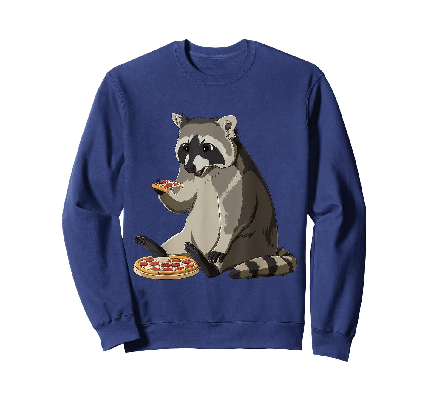 Funny Raccoon Eats Pizza T-Shirt