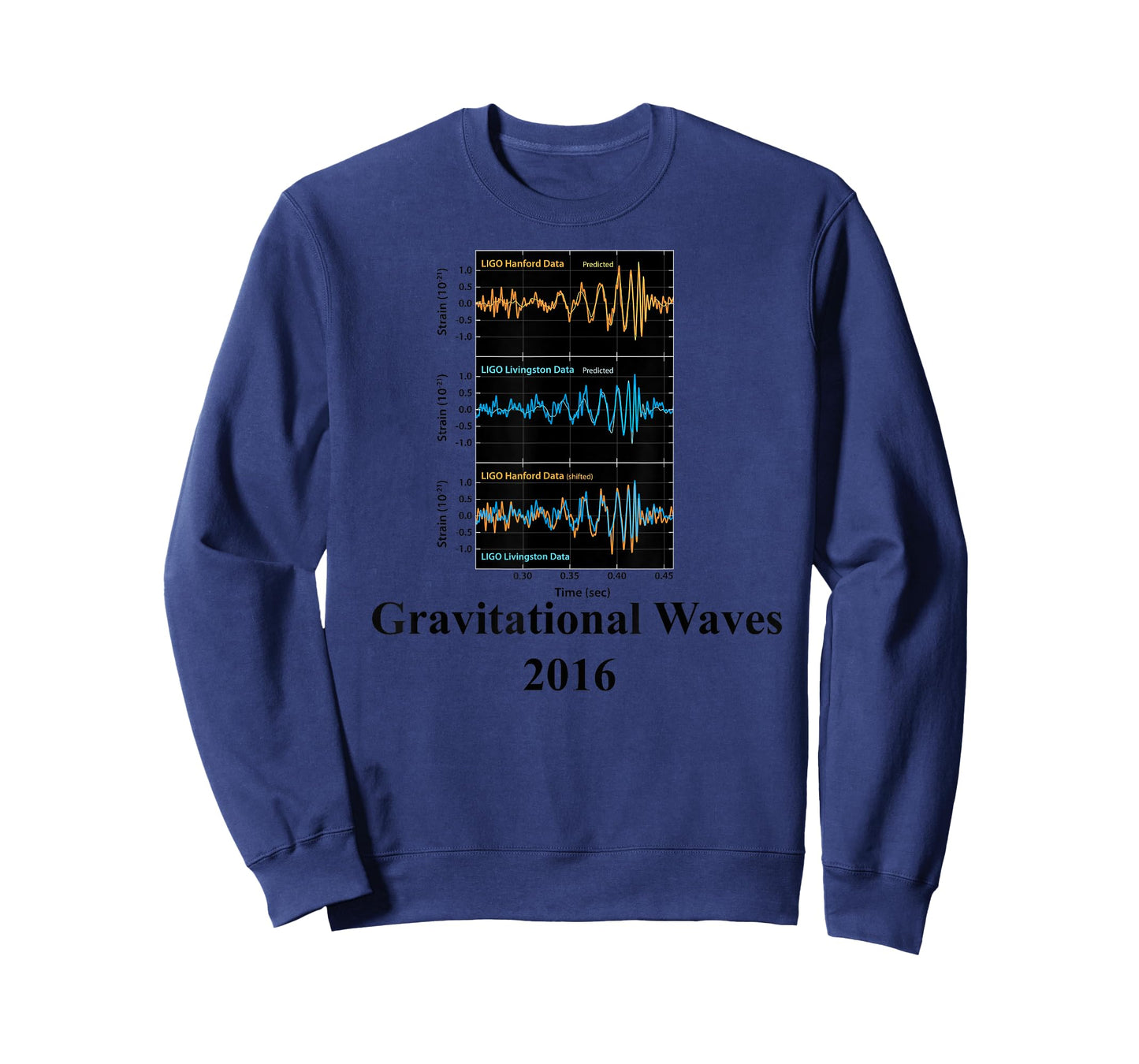 Gravitational Waves LIGO T-Shirt Vintage 2016 T-Shirt