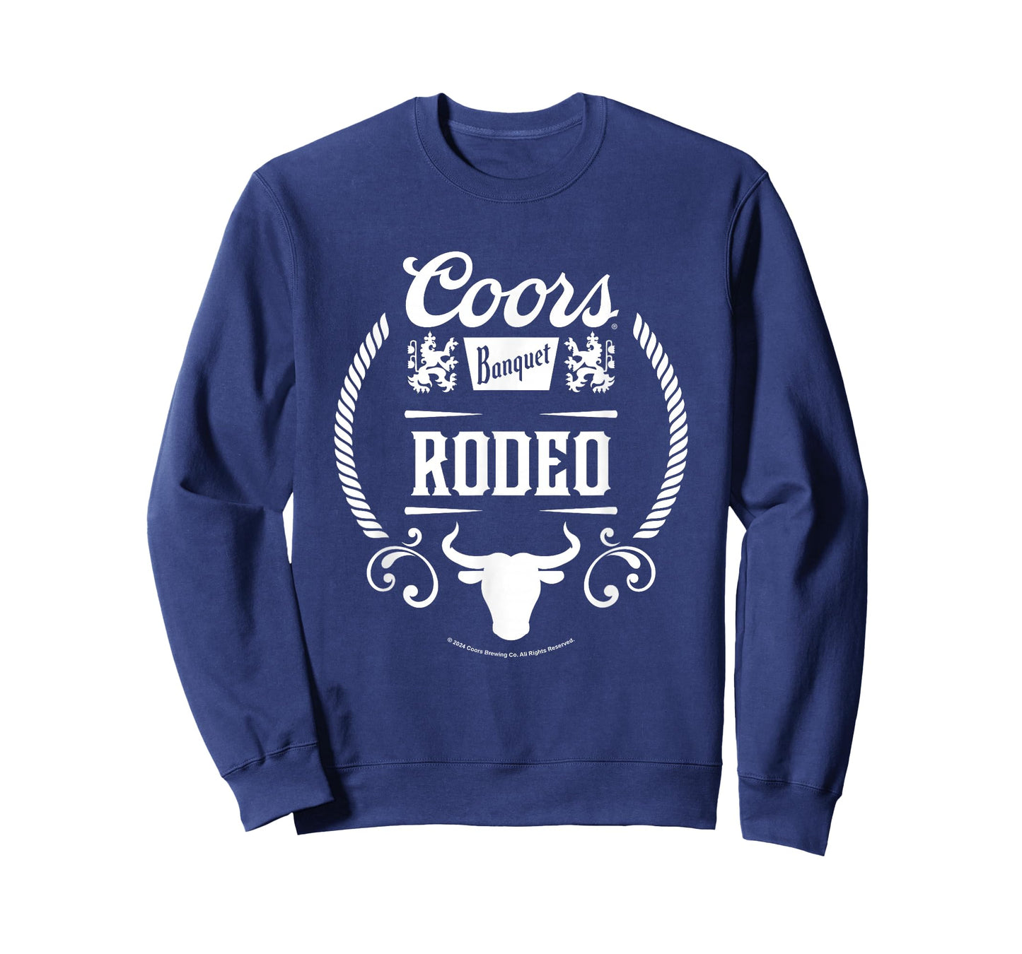 Coors Banquet Rodeo Bull Silhouette Vintage Logo T-Shirt