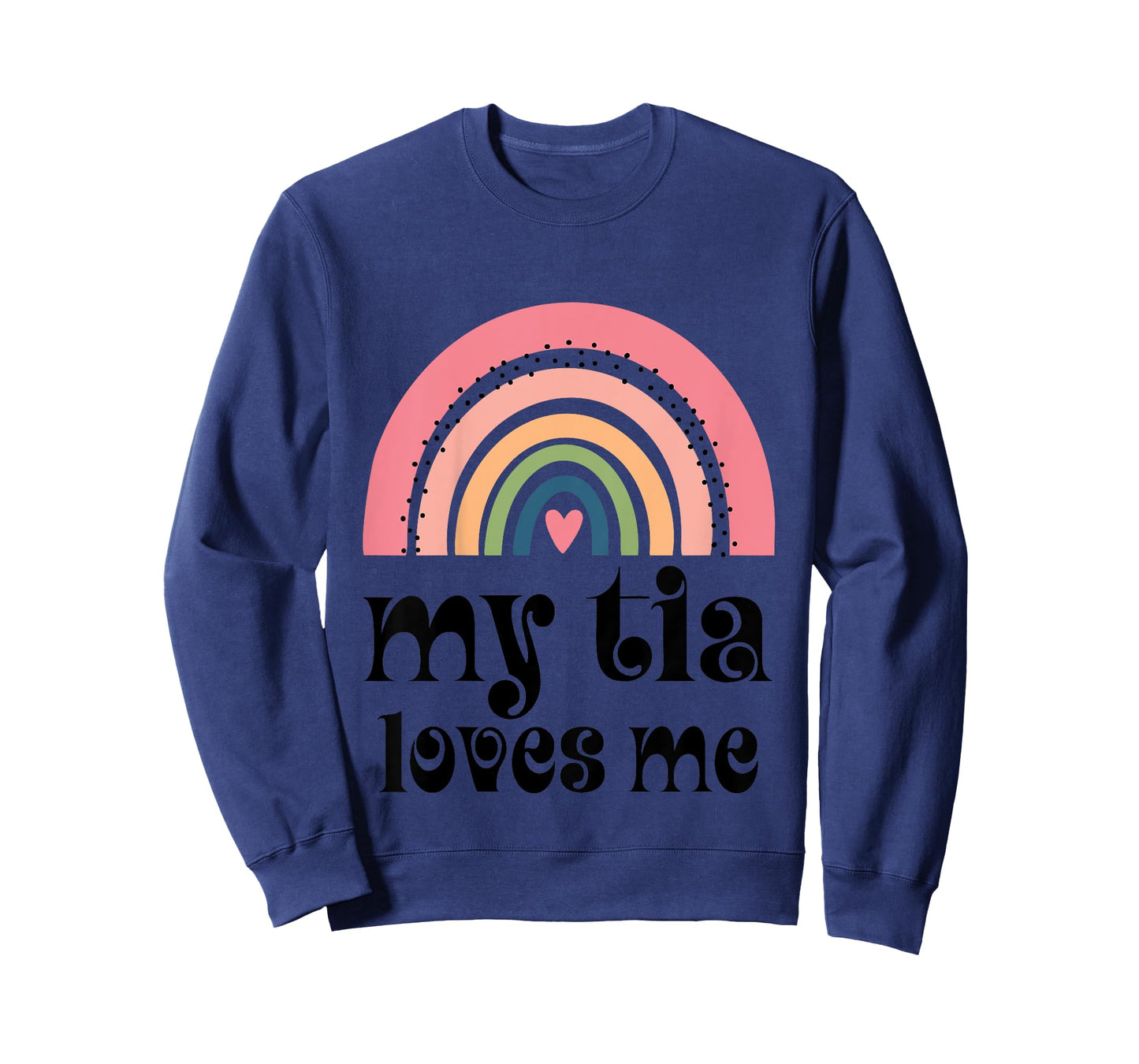 Kids My Tia Loves Me Niece Rainbow T-Shirt