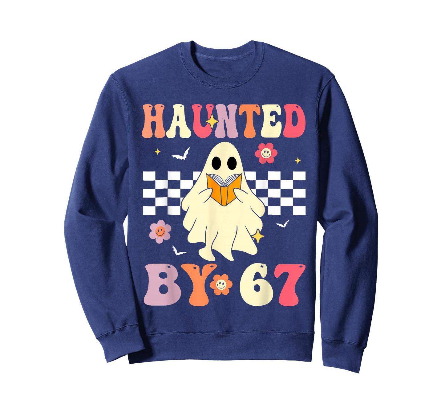 Haunted by 67 Meme Funny Six Seven 6 7 Halloween Teachers T-Shirt