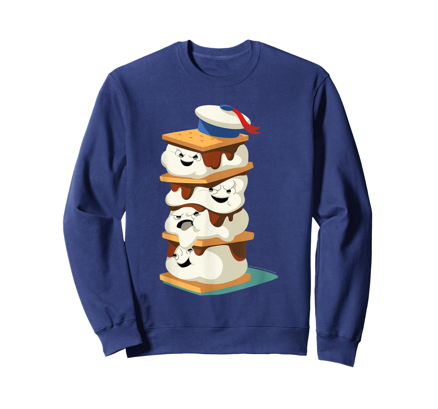 Ghostbusters Stay Puft Marshmallow Men S'mores Stack T-Shirt