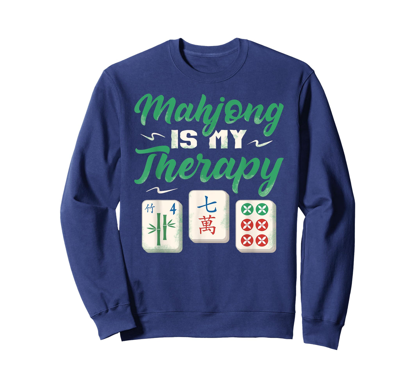 Mahjong player mahjong is my therapy chinese tile game T-Shirt