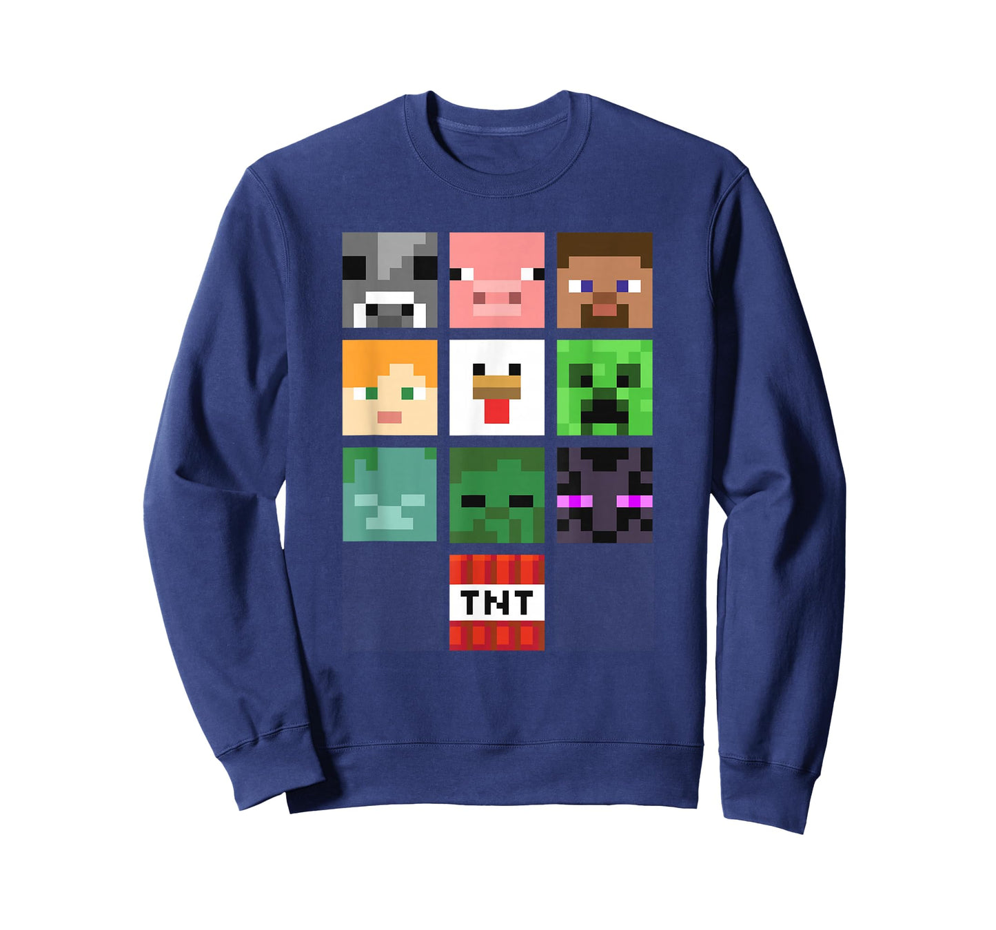 Minecraft Group Shot Faces Collage T-Shirt
