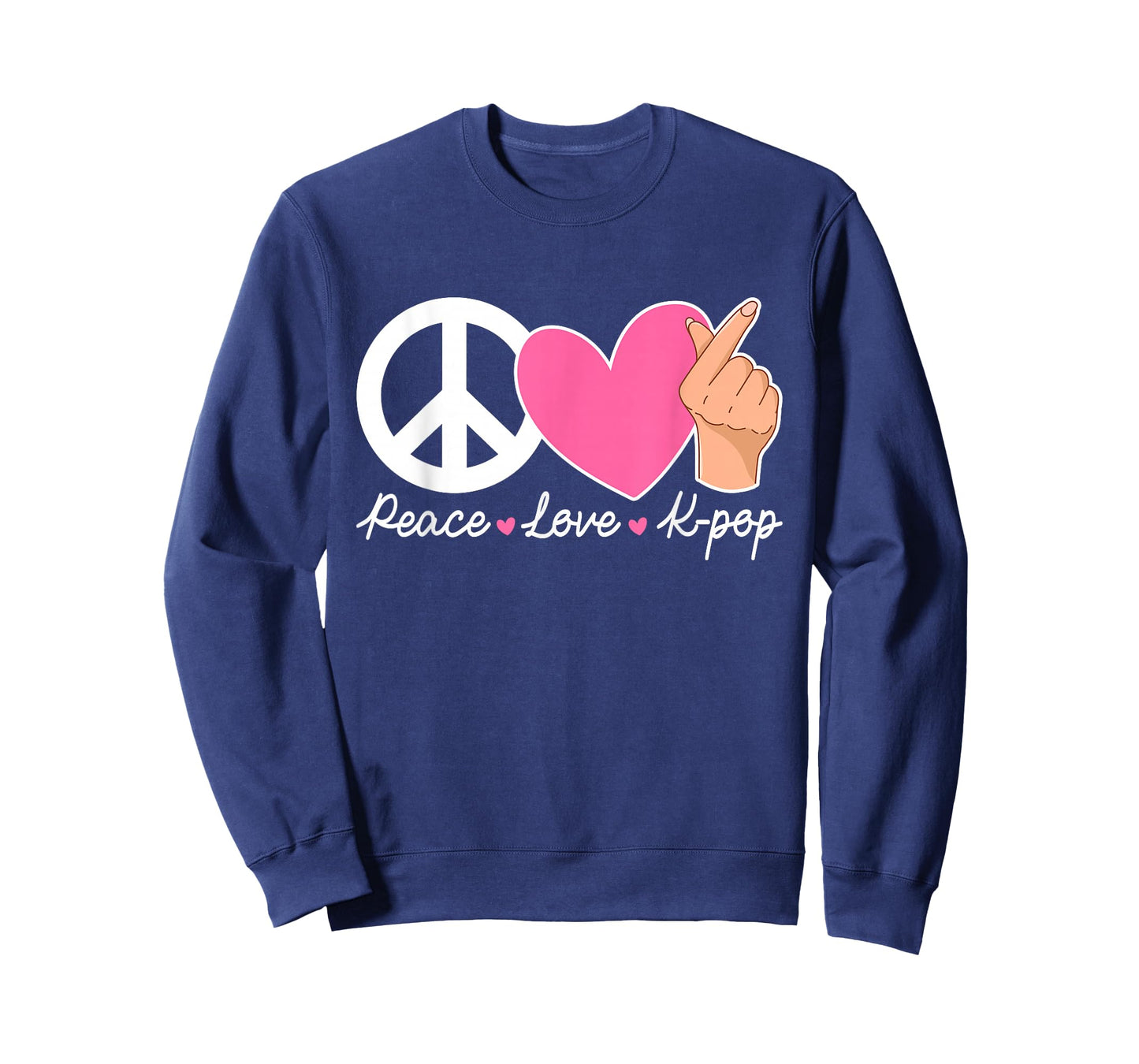 Peace Love K-pop Cute Kpop Music Anime Lover T-Shirt