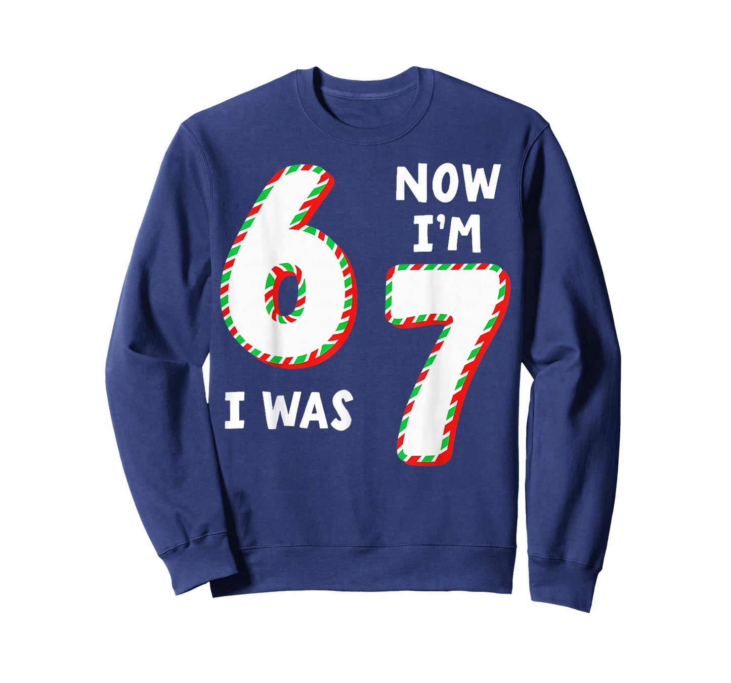 Christmas Birthday 6 to 7 Age Upgrade Candy 67 Meme Kids T-Shirt