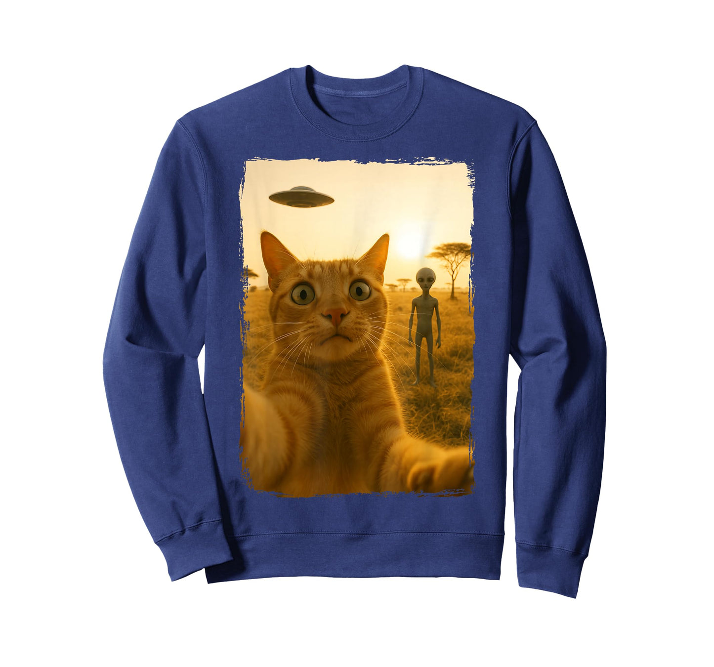 Cat Alien Selfie T-Shirt