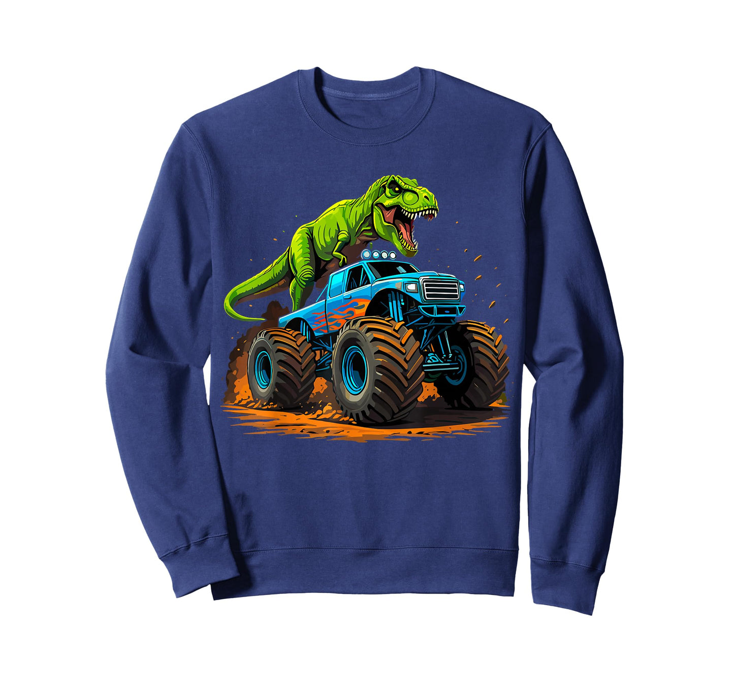 Monster Truck Dinosaur Birthday T-Shirt