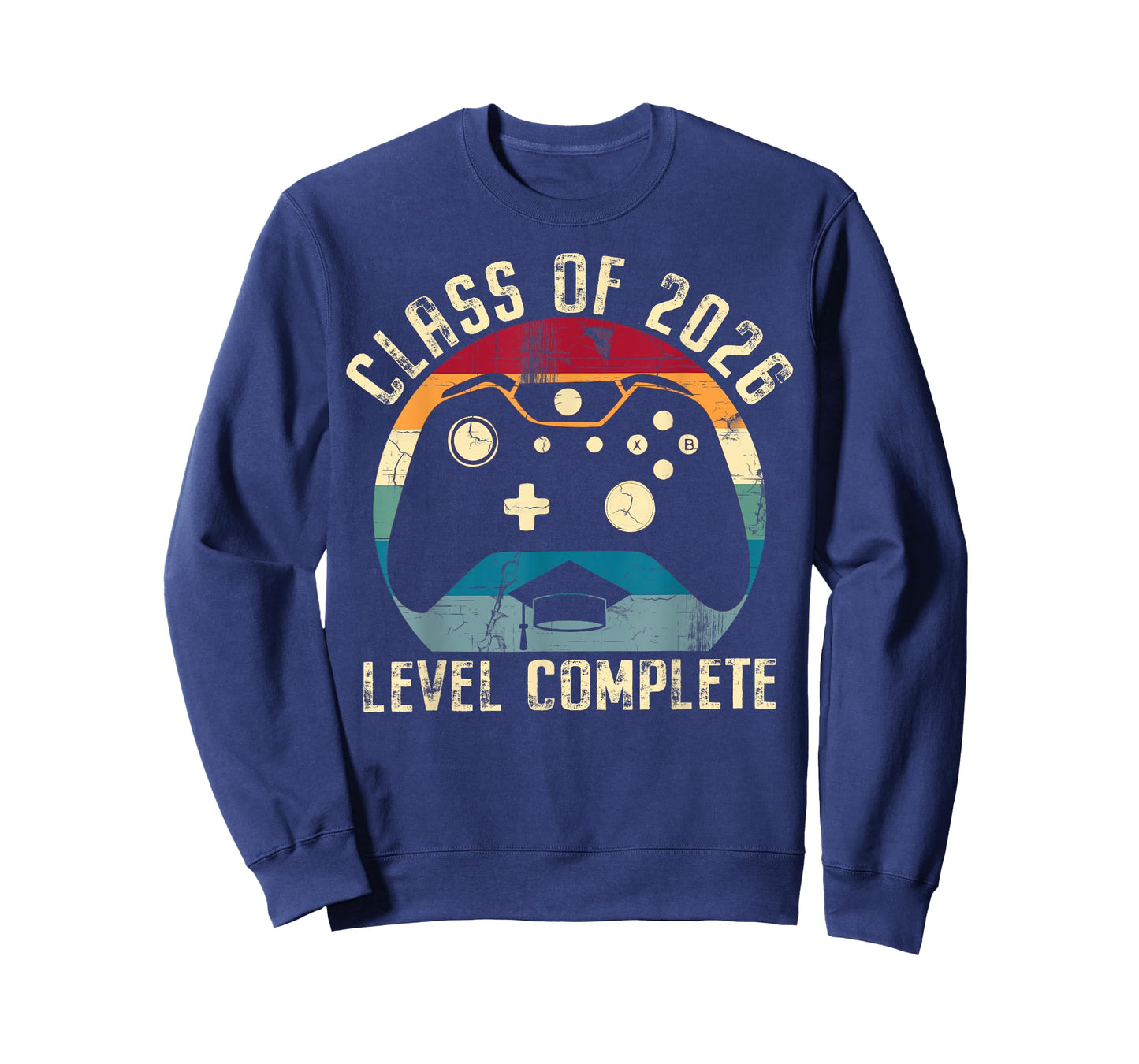 Class Of 2026 Level Complete Video Gamer Senior Graduation T-Shirt