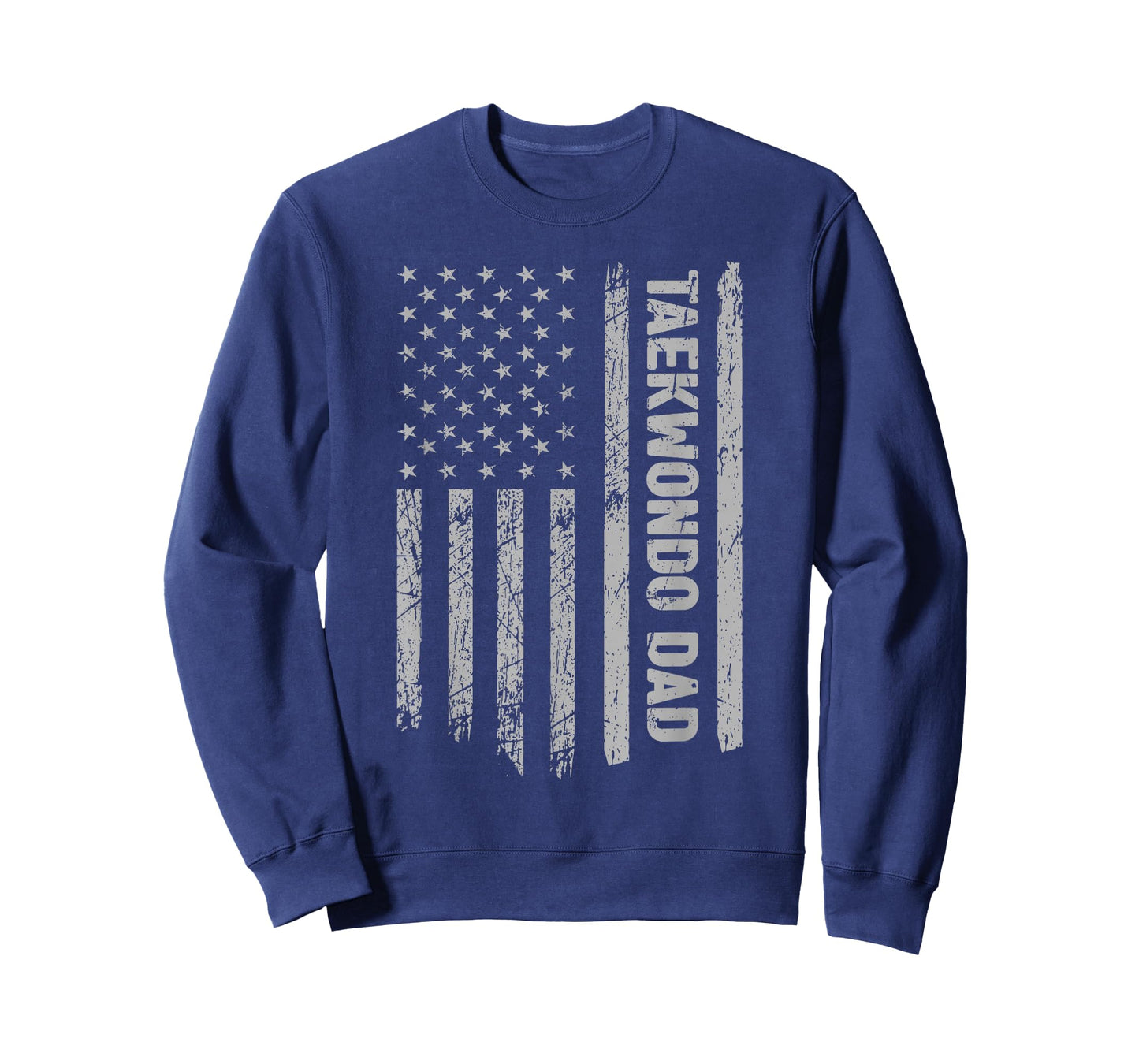 Funny Taekwondo Dad America US Flag Patriot - Vintage Gift T-Shirt