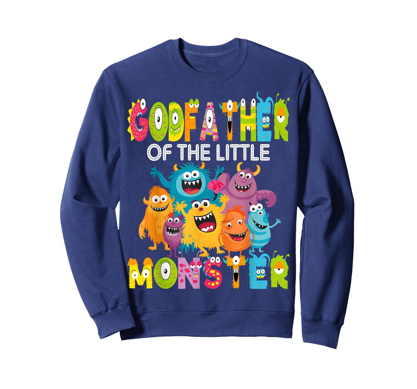 Godfather of The Little Monster 1St Birthday Boy Party T-Shirt