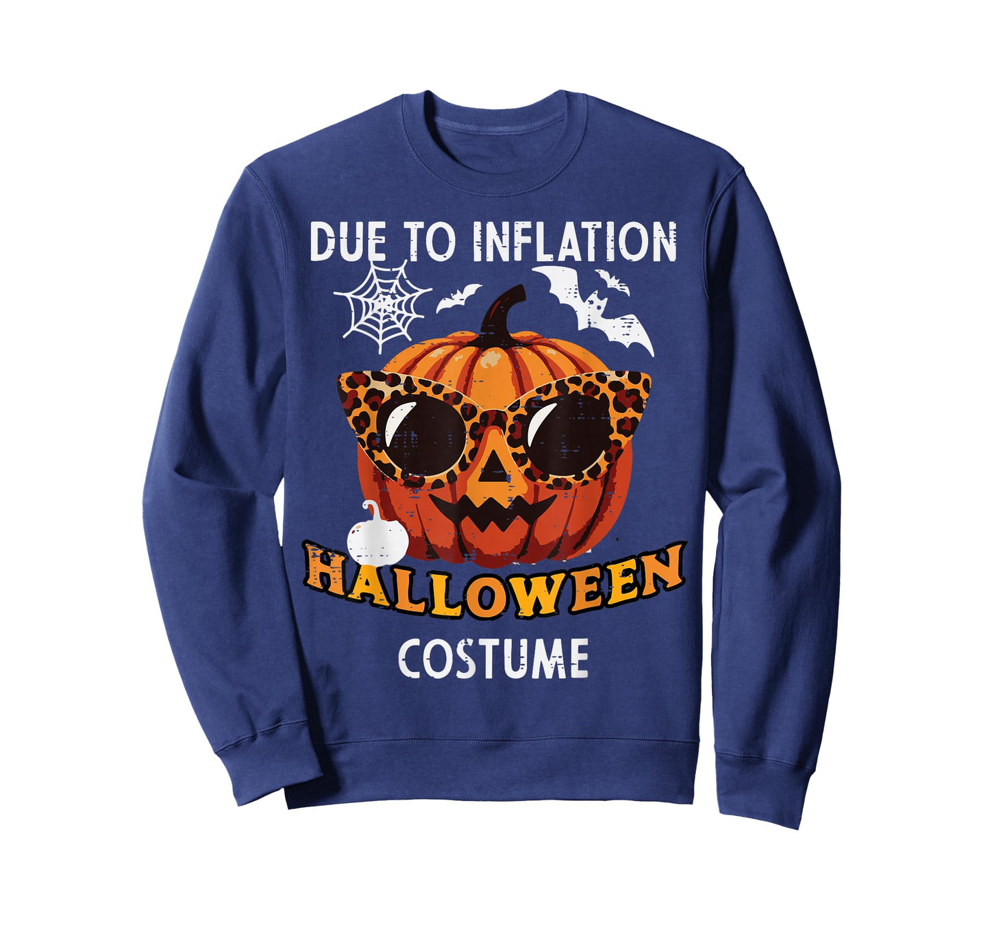 Due to Inflation Halloween Costume Funny Pumpkin Women Men T-Shirt