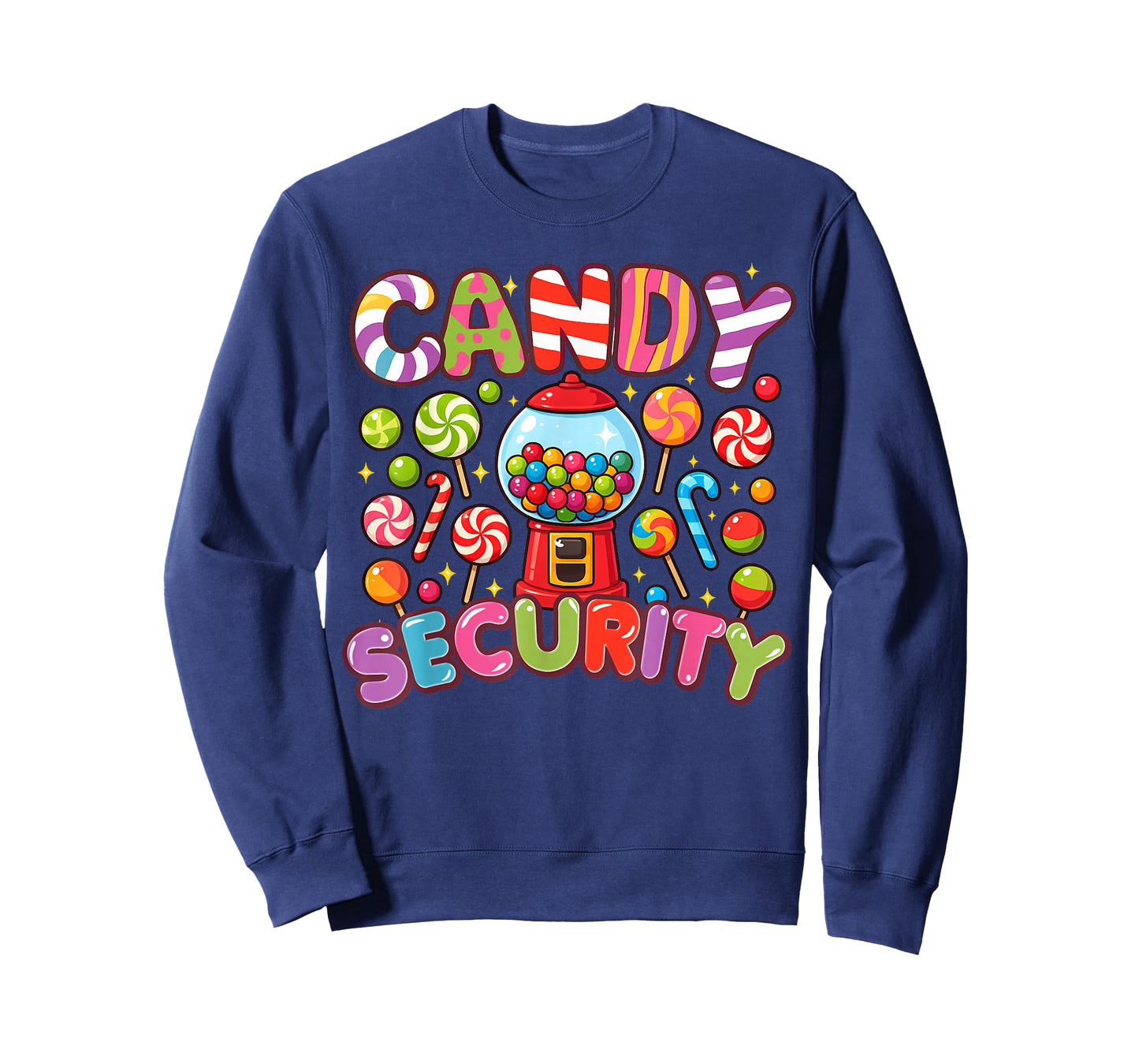 Candy Land Costume Women Candy Crew Funny Candy Security T-Shirt