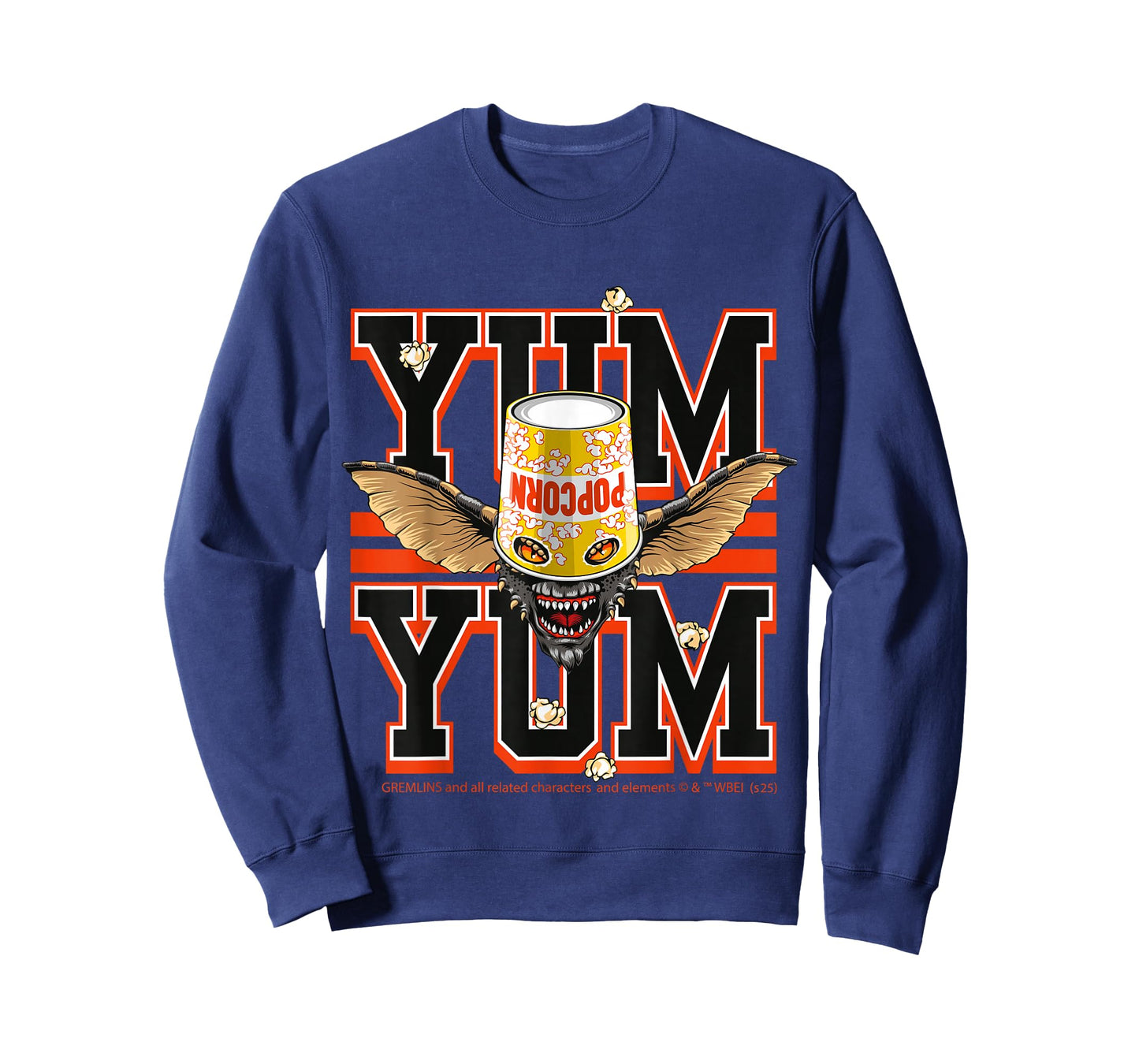 Gremlins Halloween Design Yum Yum Popcorn T-Shirt
