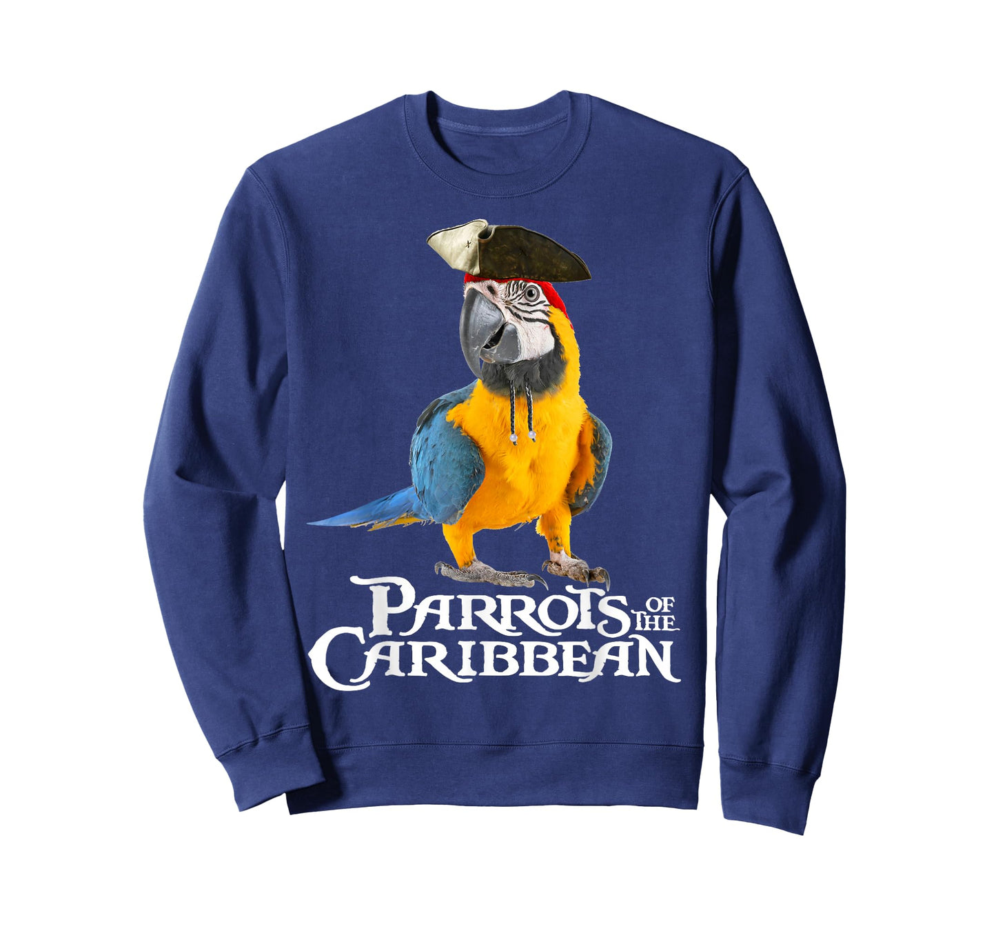 Parrots of The Caribbean Bird Pirates Halloween Costume Gift T-Shirt