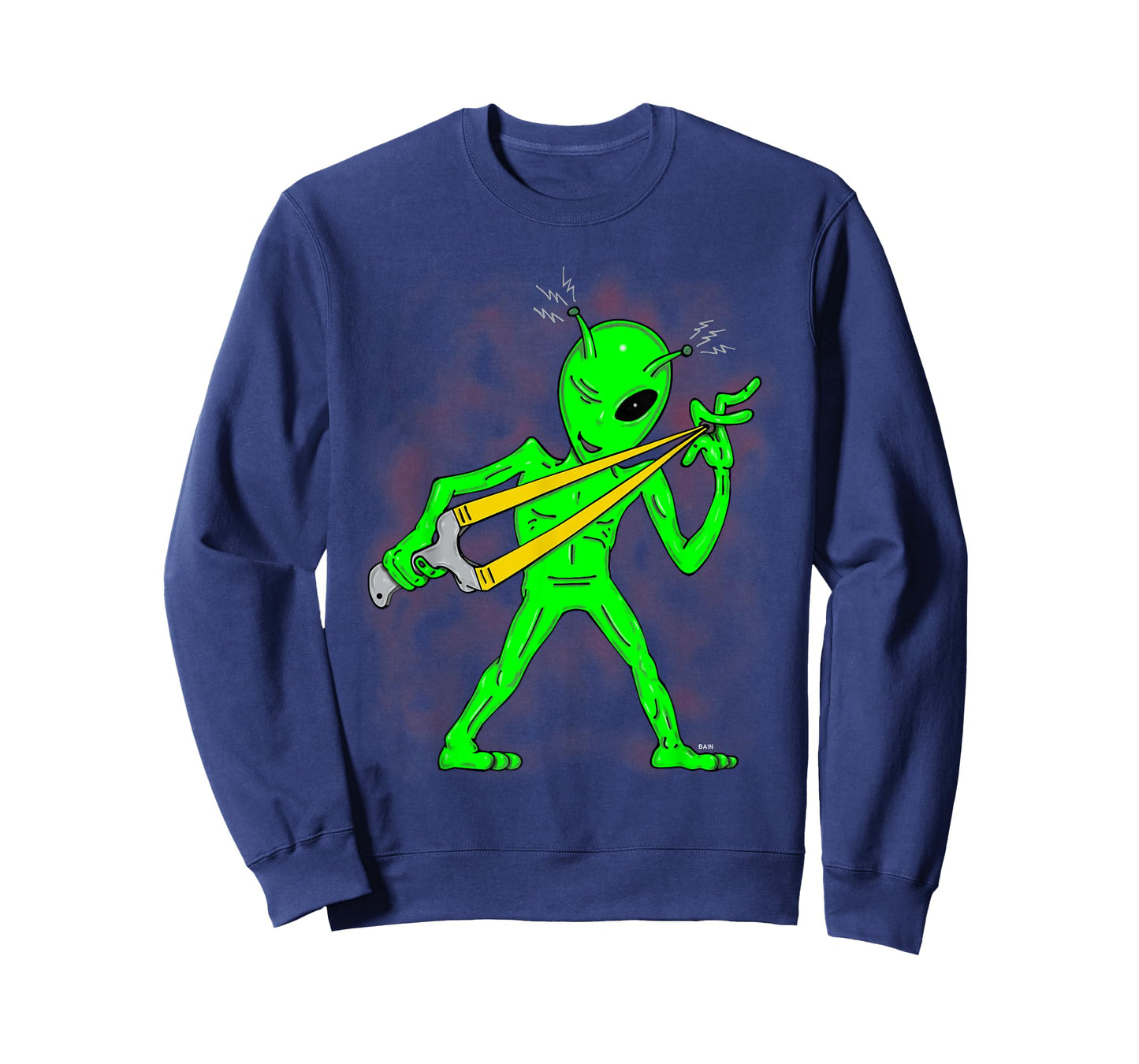 sling shot alien, sling shot lover, alien lover, catapult T-Shirt