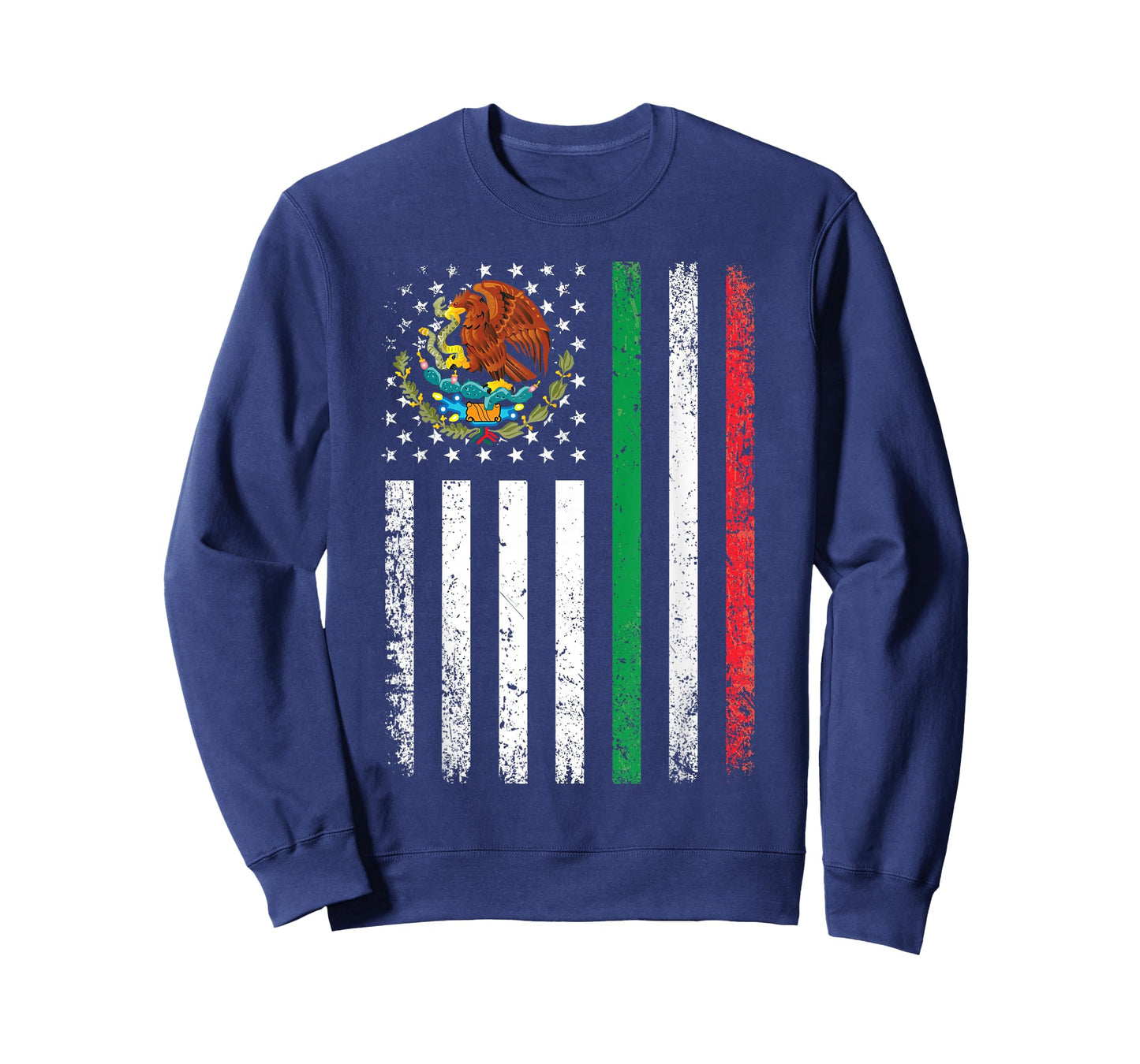 Mexican American Flag Mexican Roots Mexico America T-Shirt