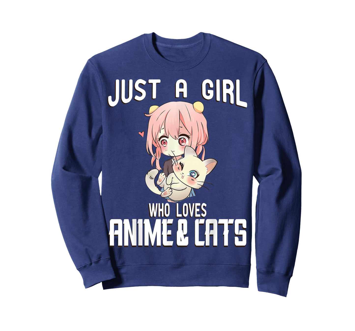 Just a Girl who Loves Anime and Cats Lover for Teen T-Shirt
