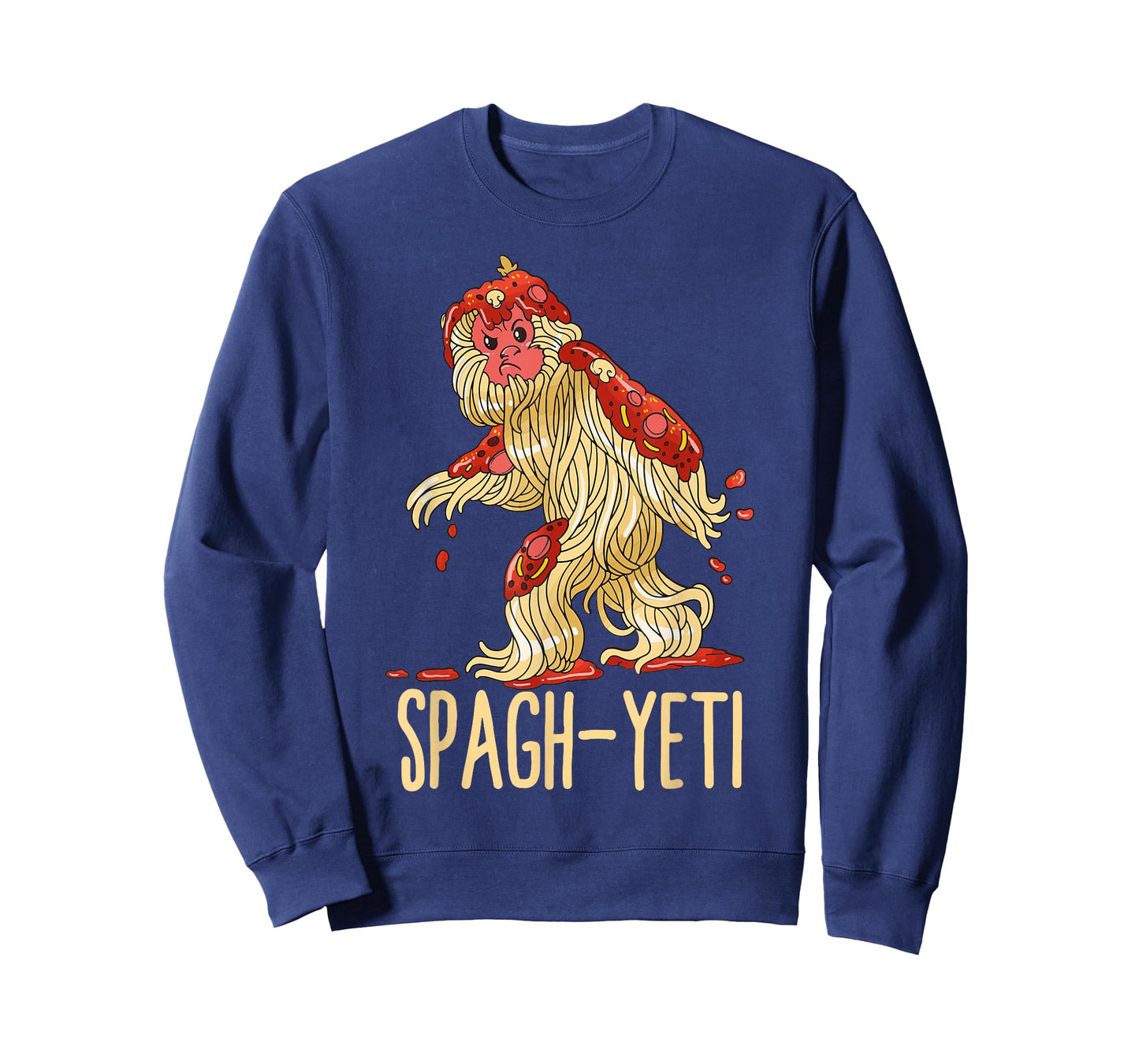 Spag-Yeti Spaghetti Spagyeti Funny Ramen Noodle Pasta T-Shirt