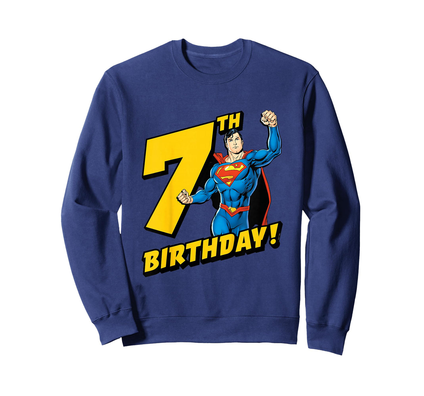 Kids Superman 7th Birthday T-Shirt