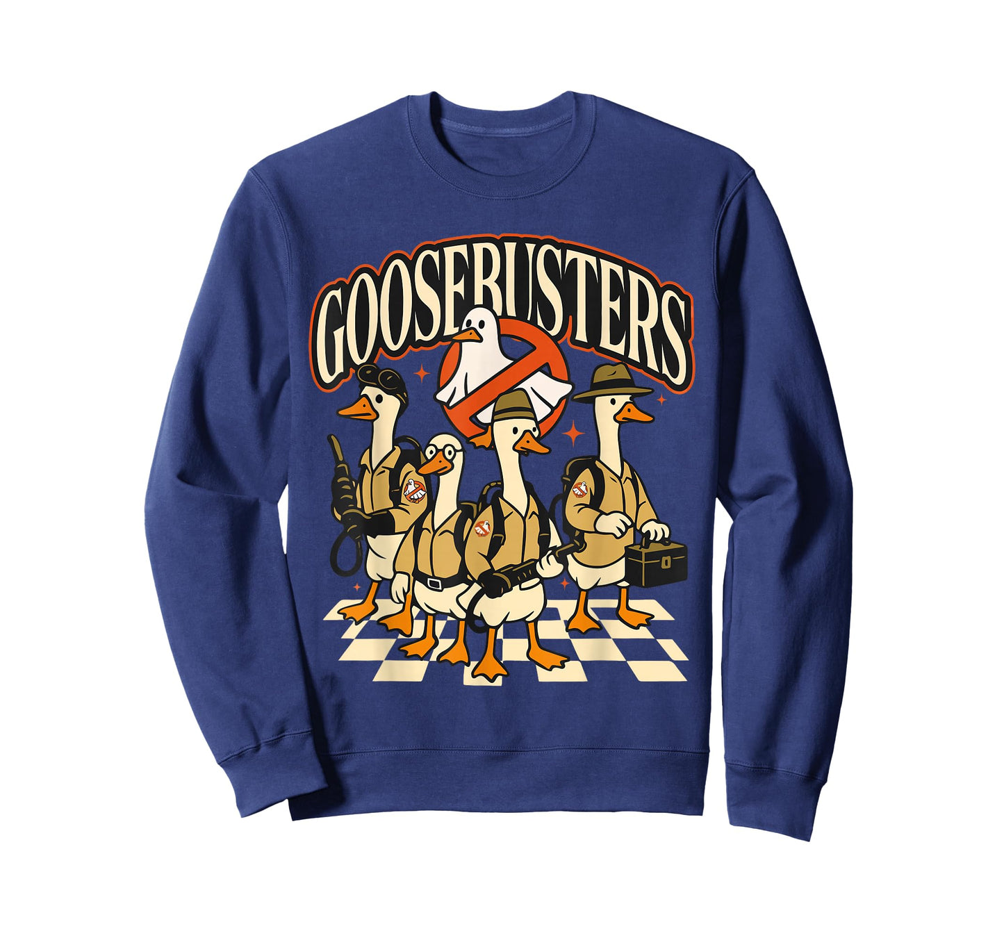 Goosebusters Halloween Goose Spooky Goosey Funny Meme Trendy T-Shirt