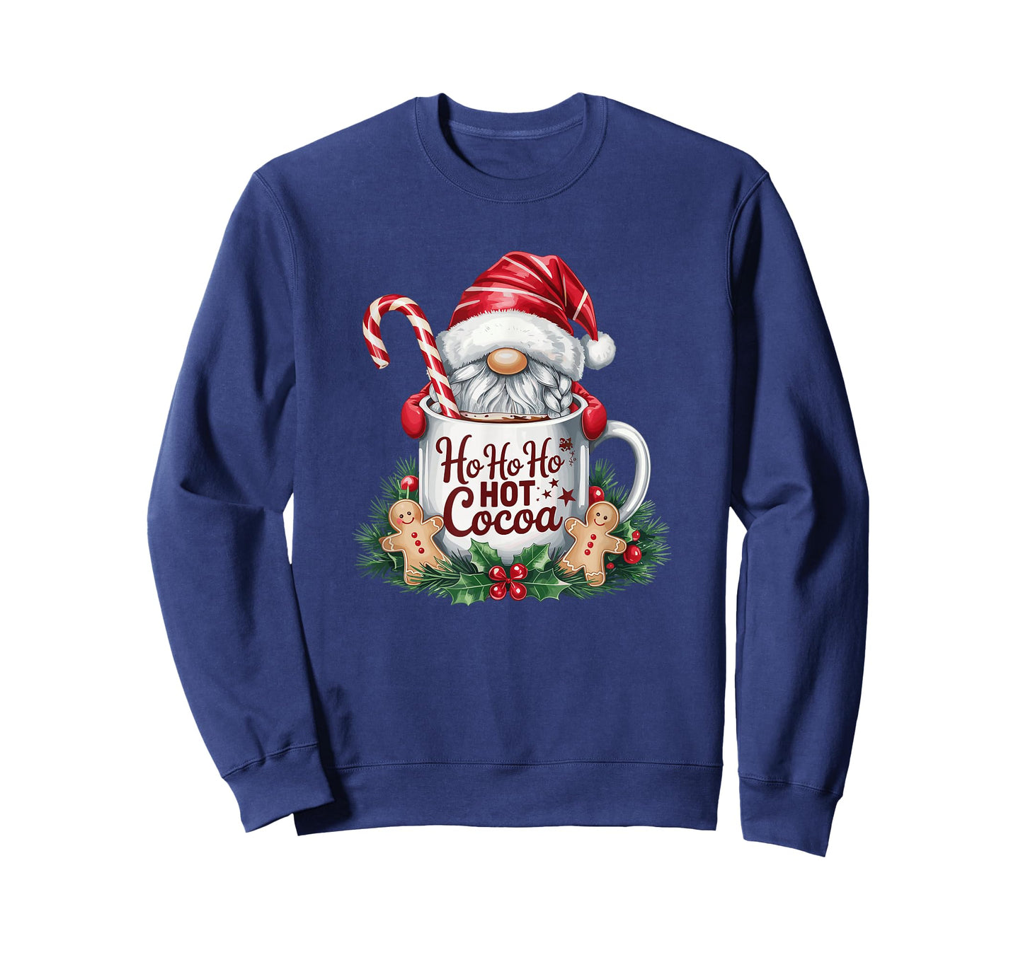 Ho Ho Hot Cocoa Gnome Christmas Mug Holiday Humor T-Shirt
