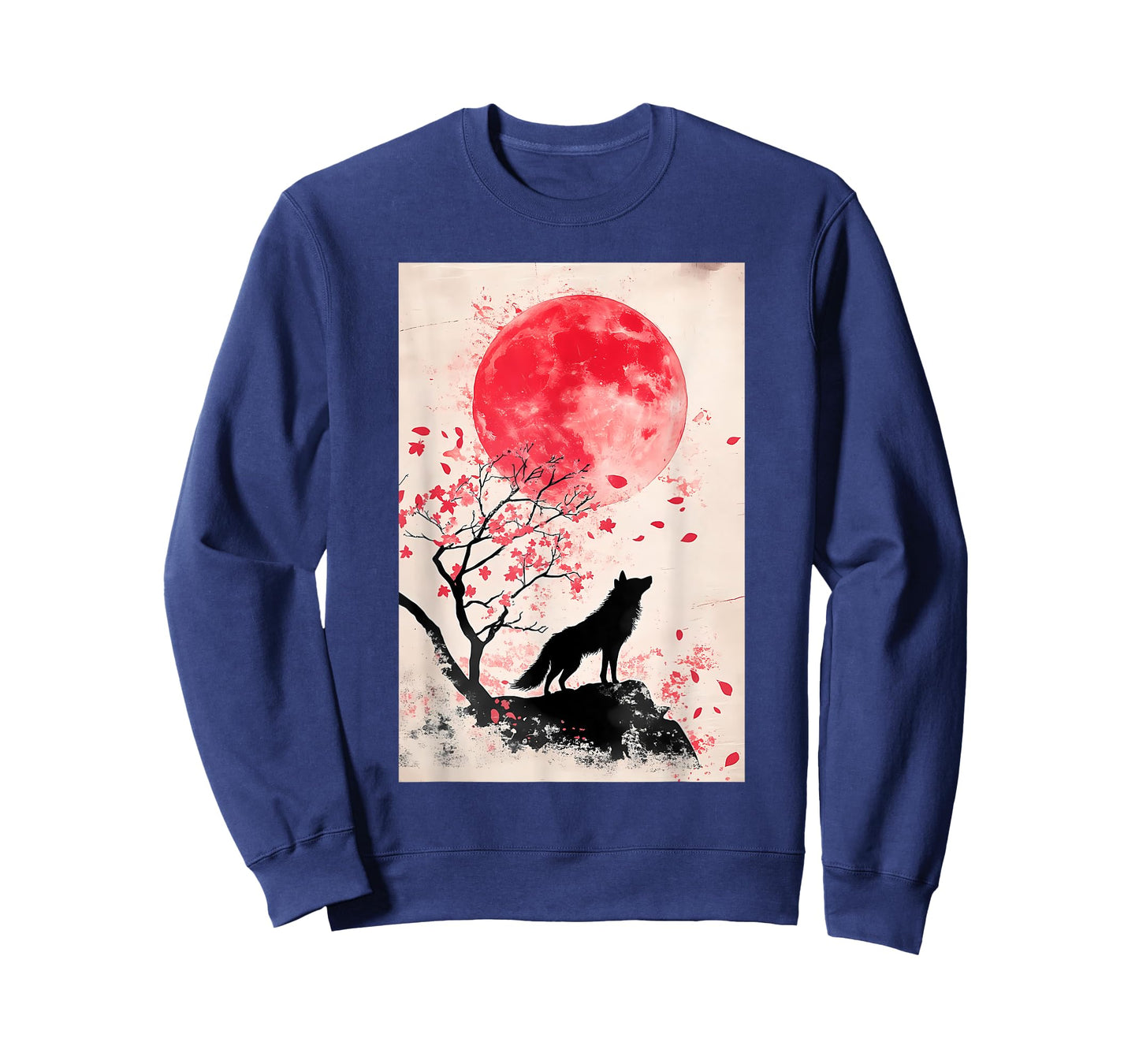 Okami Wolf Japanese Anime Kawaii Blossom Cherry T-Shirt