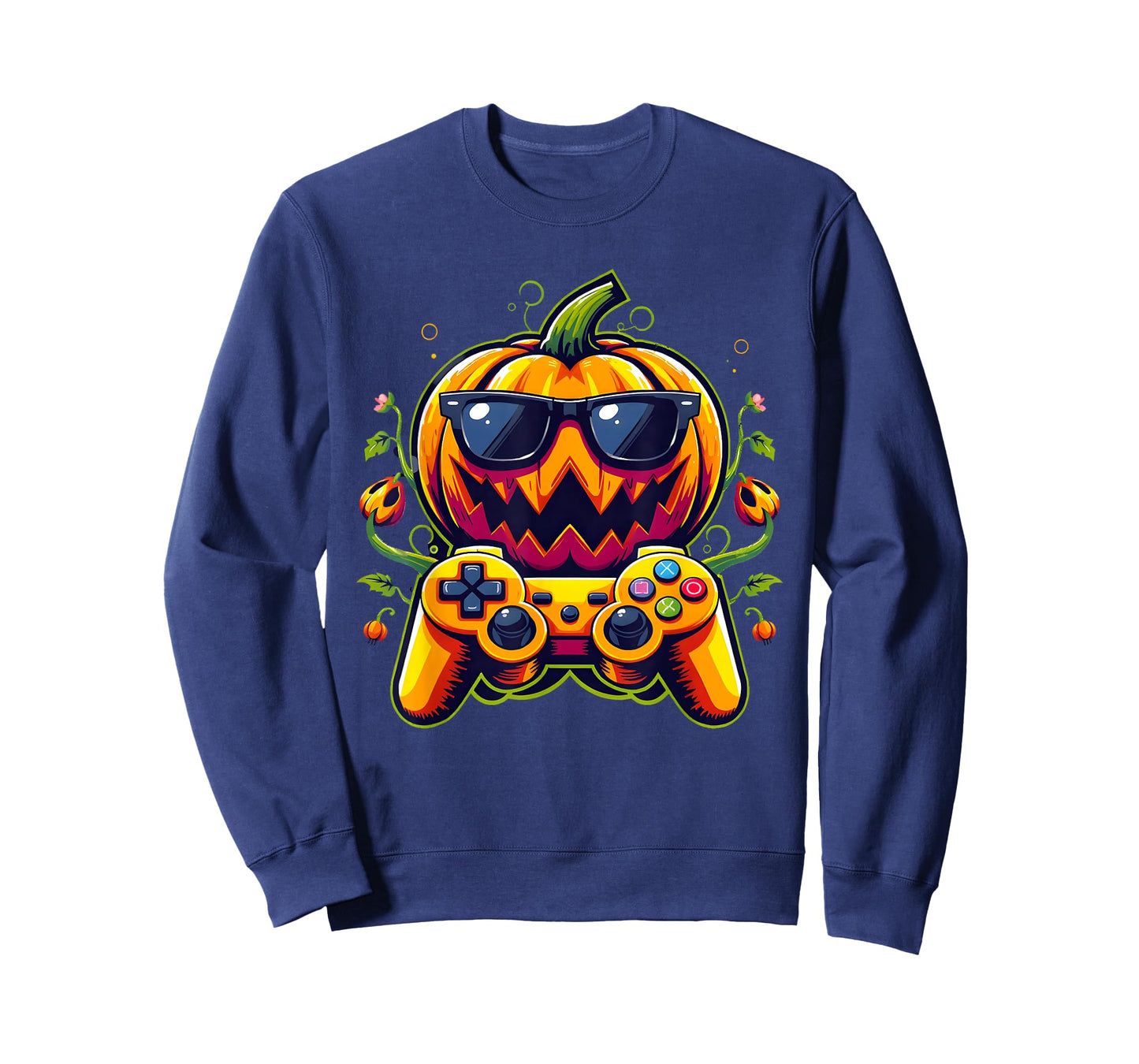Halloween Skeleton Zombie Gaming Controllers Mummy Boys Kids T-Shirt