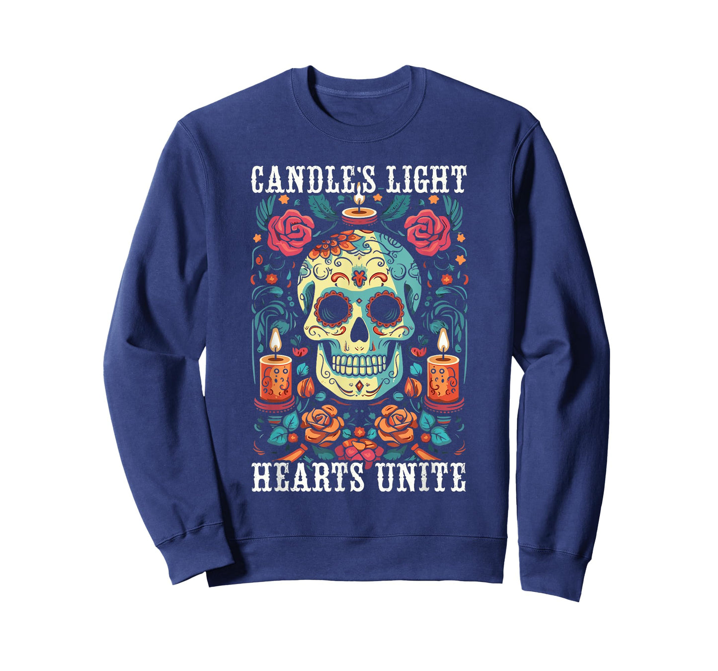 Dia De Los Muertos Sugar Skull Skeleton Mexican Holiday T-Shirt
