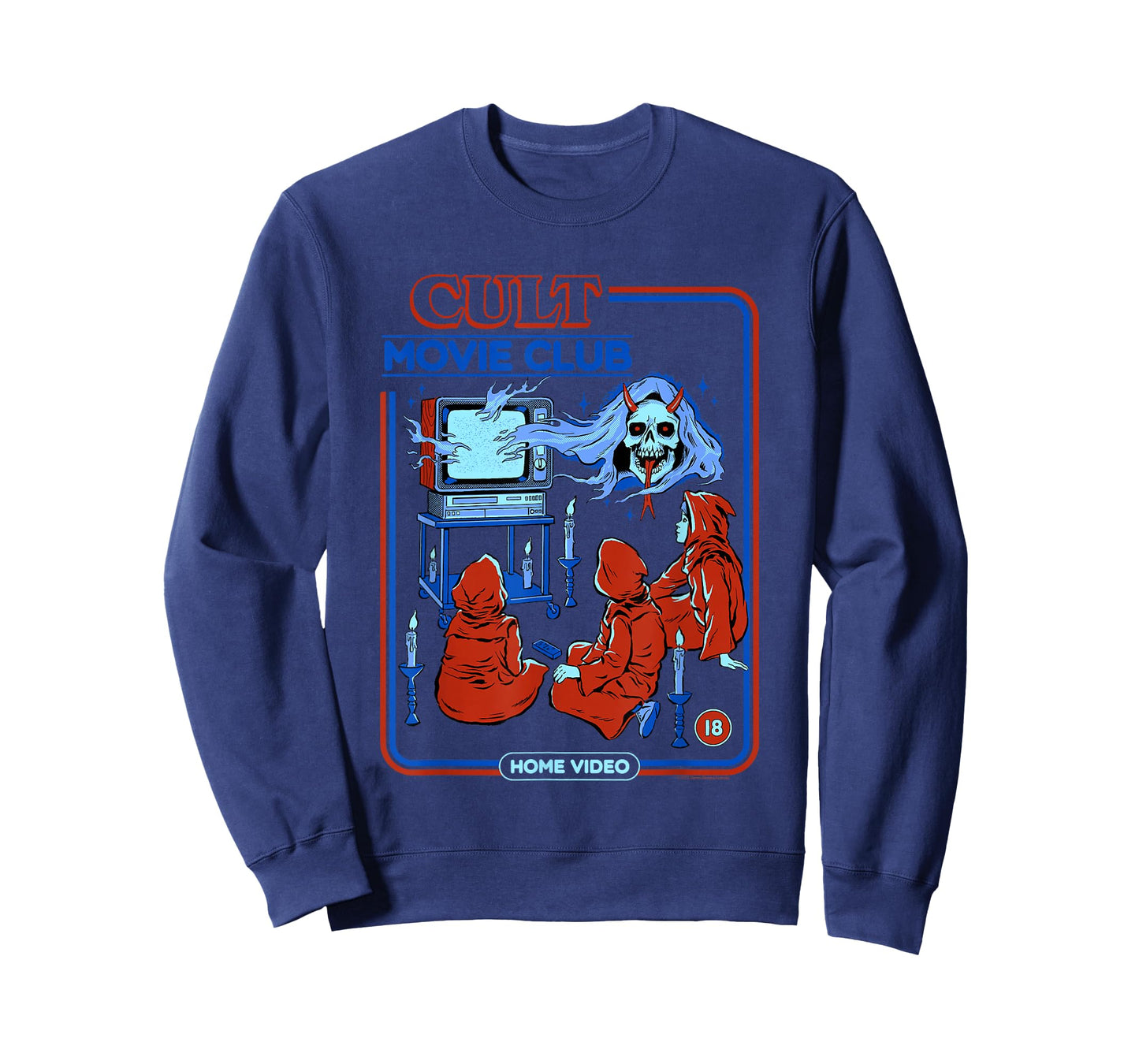 Steven Rhodes Cult Movie Club Home Video Retro Dark Humor T-Shirt