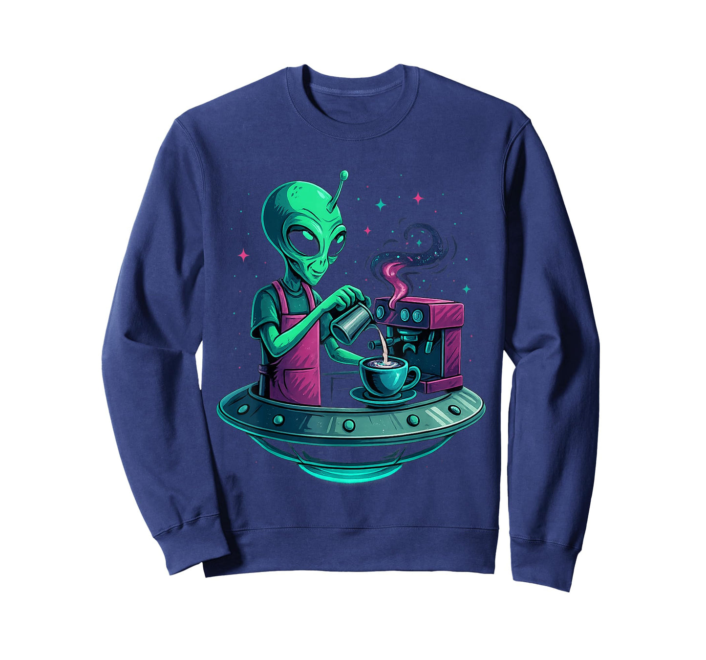 Alien Coffee Design for Coffee Lovers T-Shirt