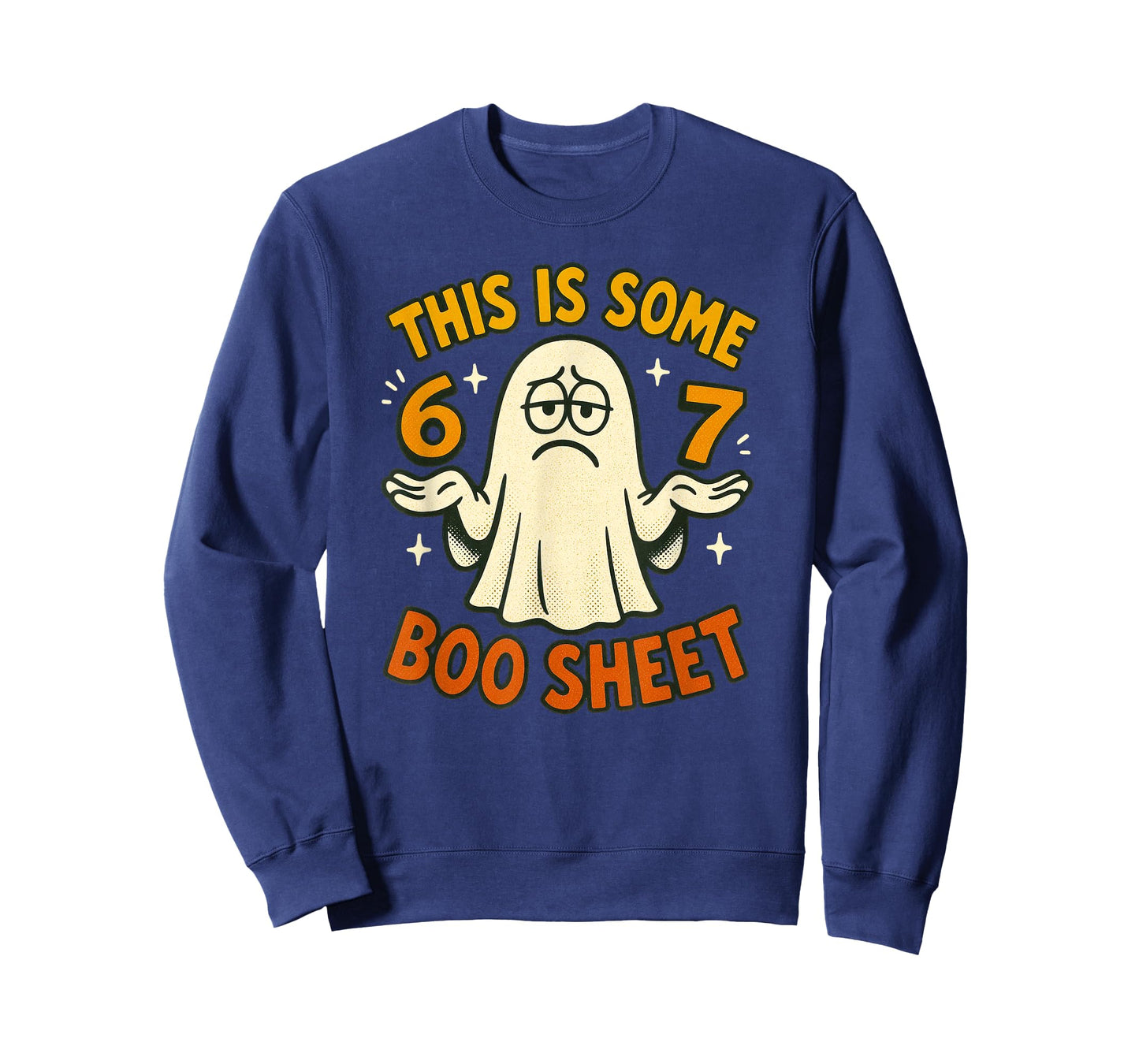 67 Meme Halloween Costume 6 7 Funny Boo Sheet Six Seven Teen T-Shirt