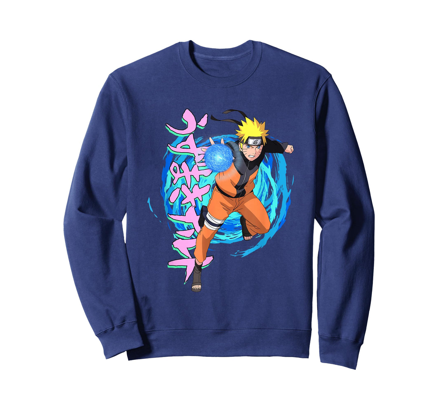 Naruto Shippuden Blue Spirals Rasengan Anime T-Shirt